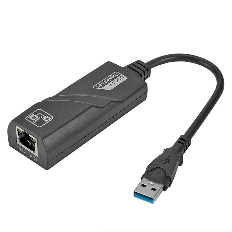 USB 3.0 Gigabit Ethernet LAN RJ45 1000Mbps Network Adapter For Windows PC Mac