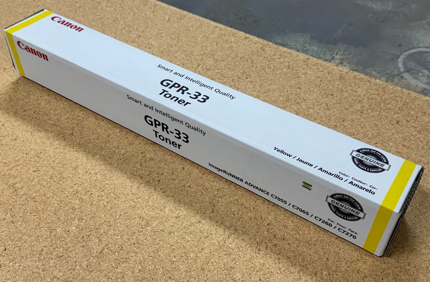 Canon GPR-33 Laser Toner Cartridge – Yellow (CNM2804B003AA)