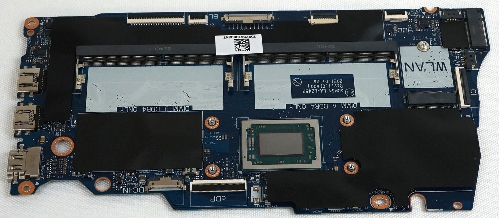 Components Dell MY1PX Inspiron 15 3515 Laptop Motherboard With AMD Ryzen 7 3700U