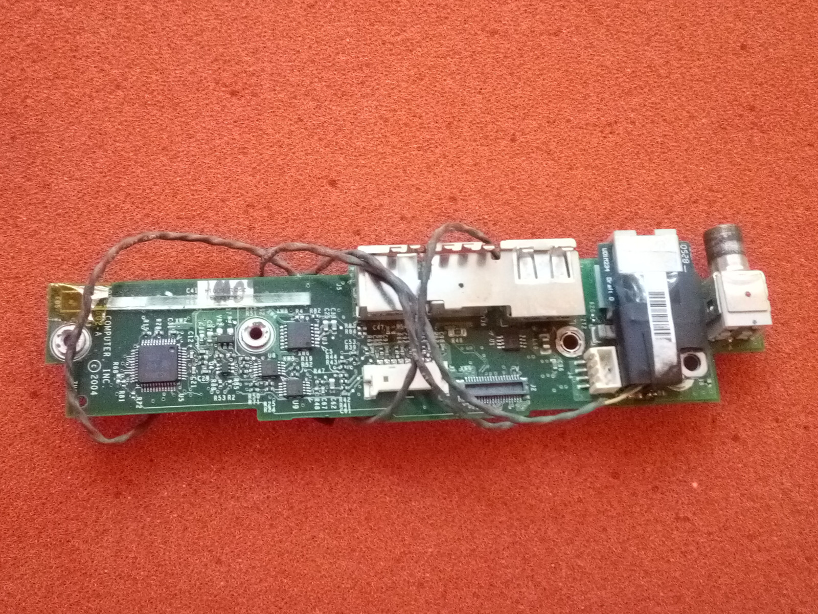 Powerbook G4 15″ A1095 1.33GHz 1.5GHz DC Power Jack Sound Card Board 820-1602-A.