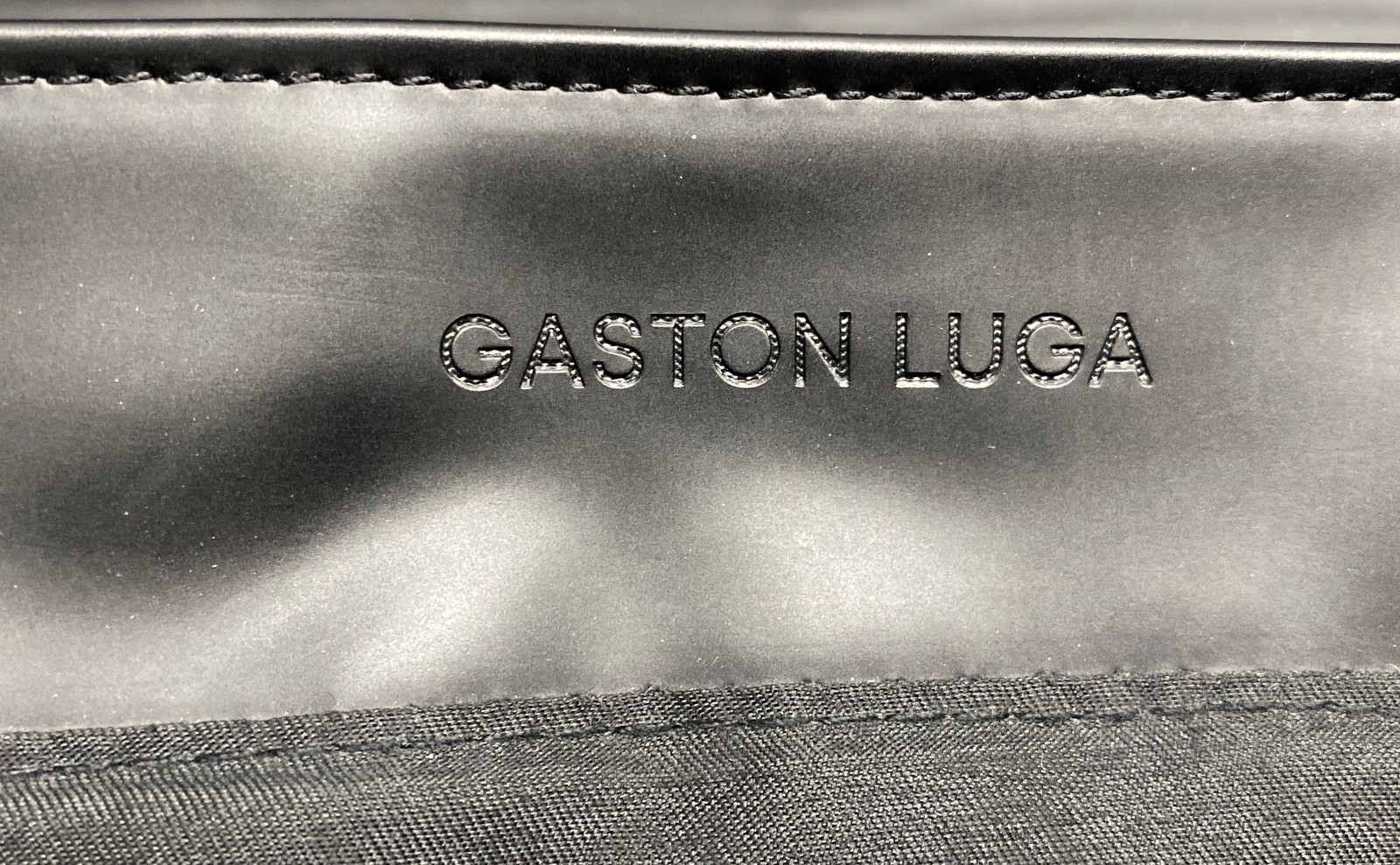 Gaston Luga Black Splash Backpack Water Resistant Laptop Bag