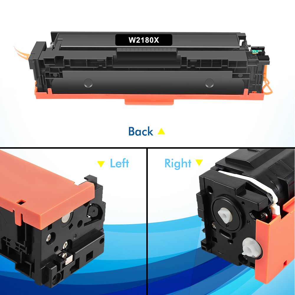 4PK W2180X 218X High Yield Toner with Chip For HP 3201dw MFP 3301fdw 3301cdw