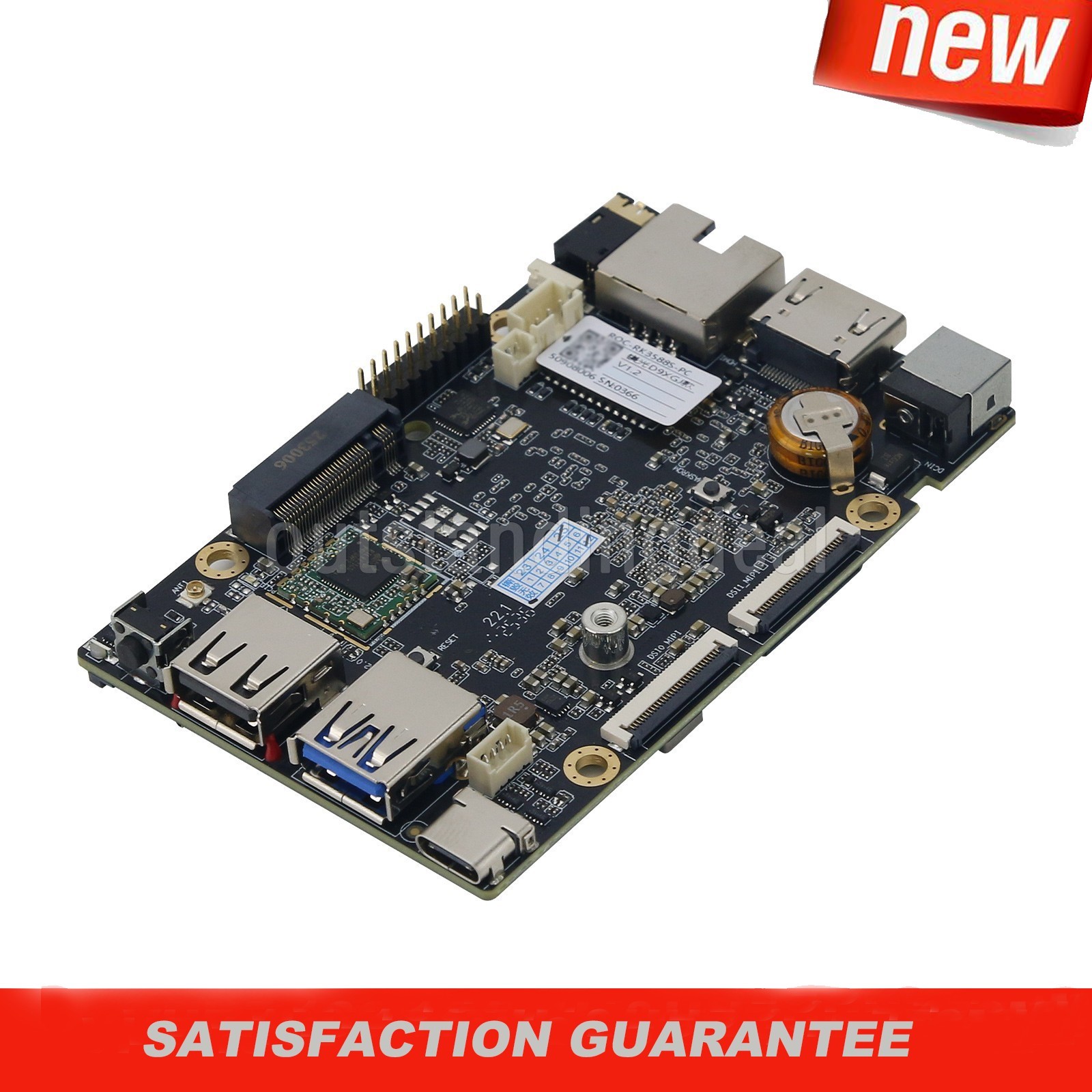 ROC-RK3588S-PC 8-Core 8K AI Mainboard Artificial Intelligent Development Board