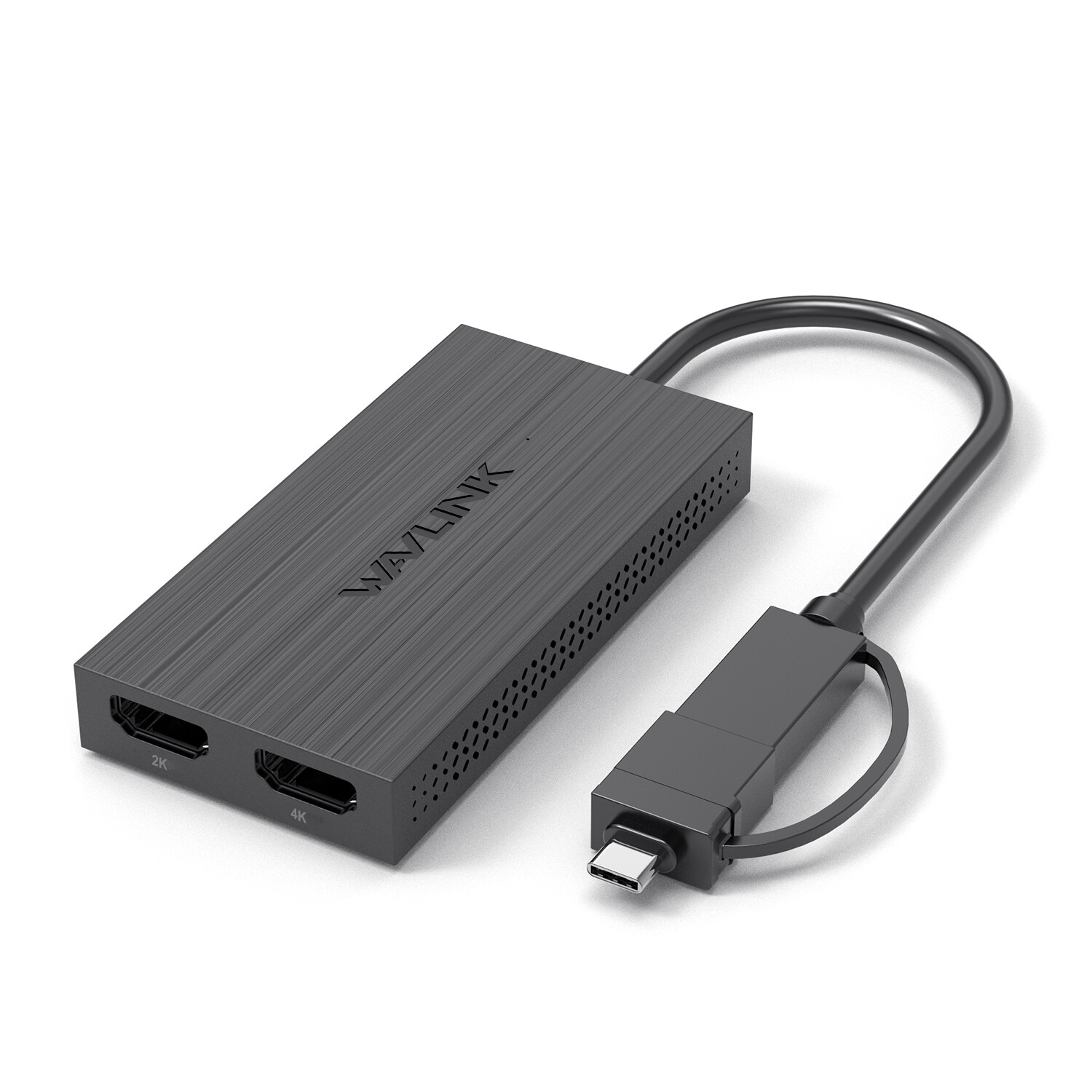USB C/USB 3.0 to HDMI Video Cable Adapter 2K/4K 2 HDMI For PC Laptop HDTV LCD TV