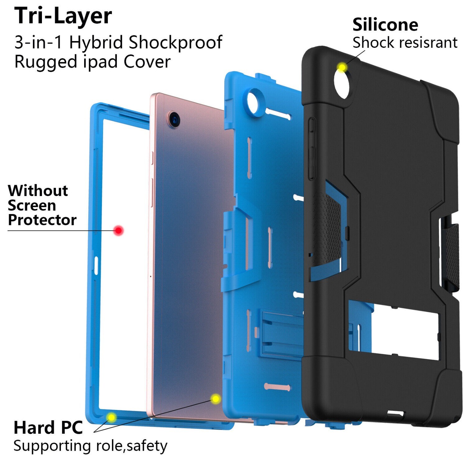 Stand Case Cover For Samsung Galaxy Tab A 8.0″/A7 10.4″ SM-T500/T505 A7Lite 8.7″