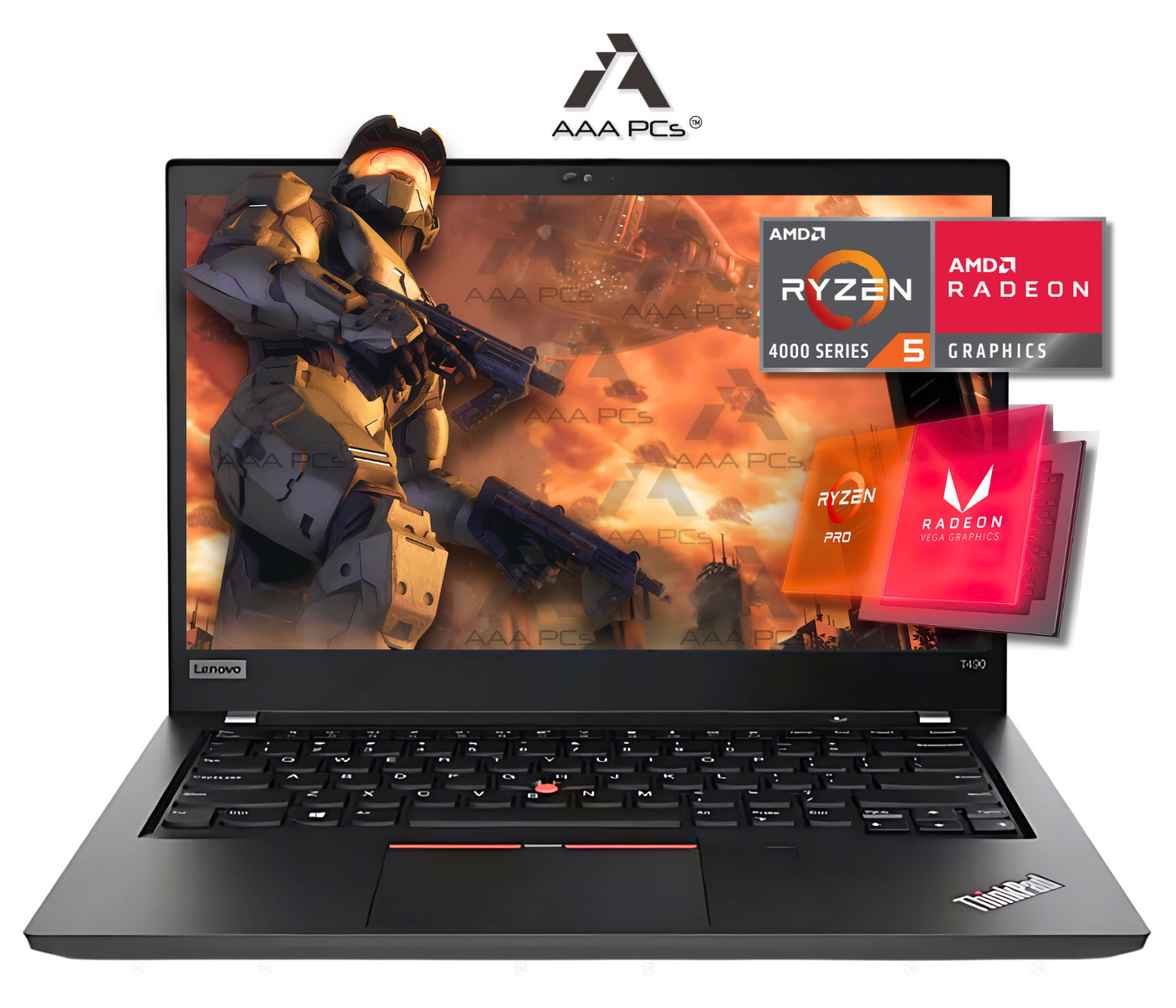 Lenovo Thinkpad 14″ FHD Gaming Laptop AMD Ryzen 5 PRO 4.0GHz 32GB RAM 4TB SSD