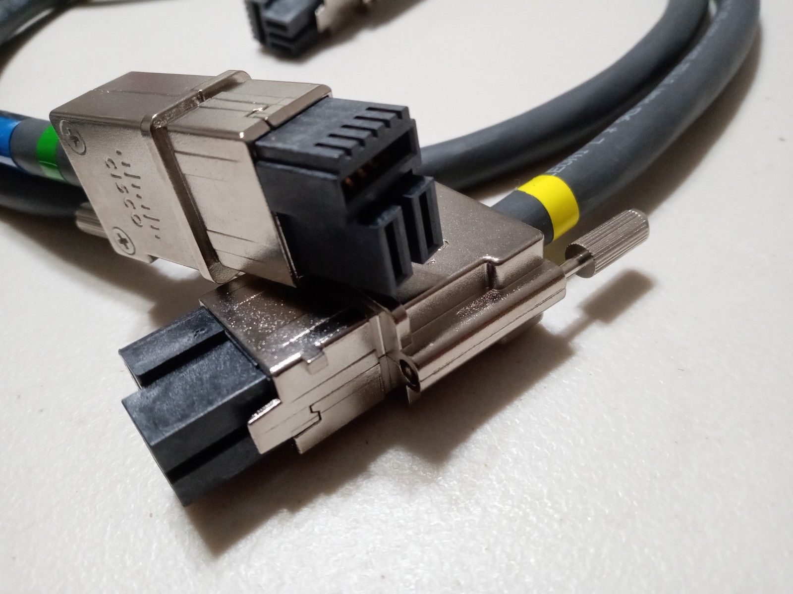 Lot of 6 Cisco 37-1121-01 PowerStack Cables 150 CM for Cisco 3750X and 3850
