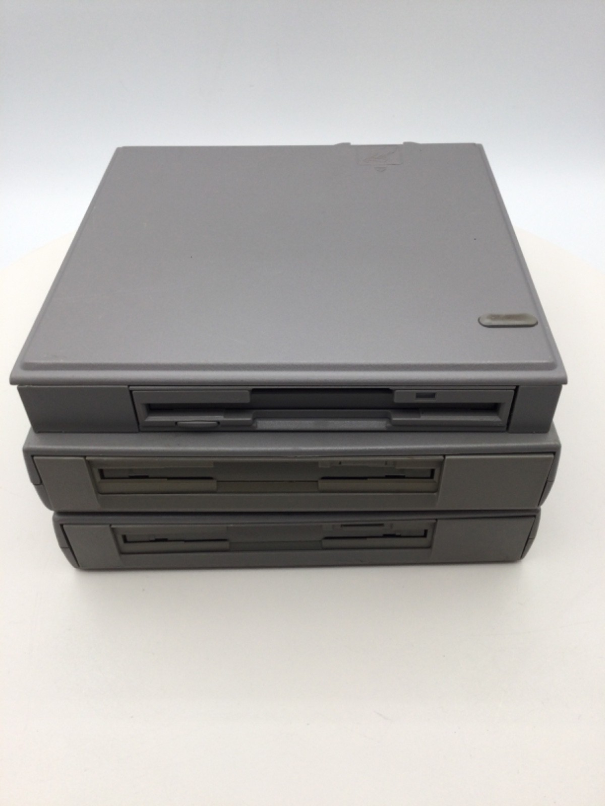 Lot of 3 External Attachment Case Floppy Drives FDD Toshiba MKZ0801A Untested