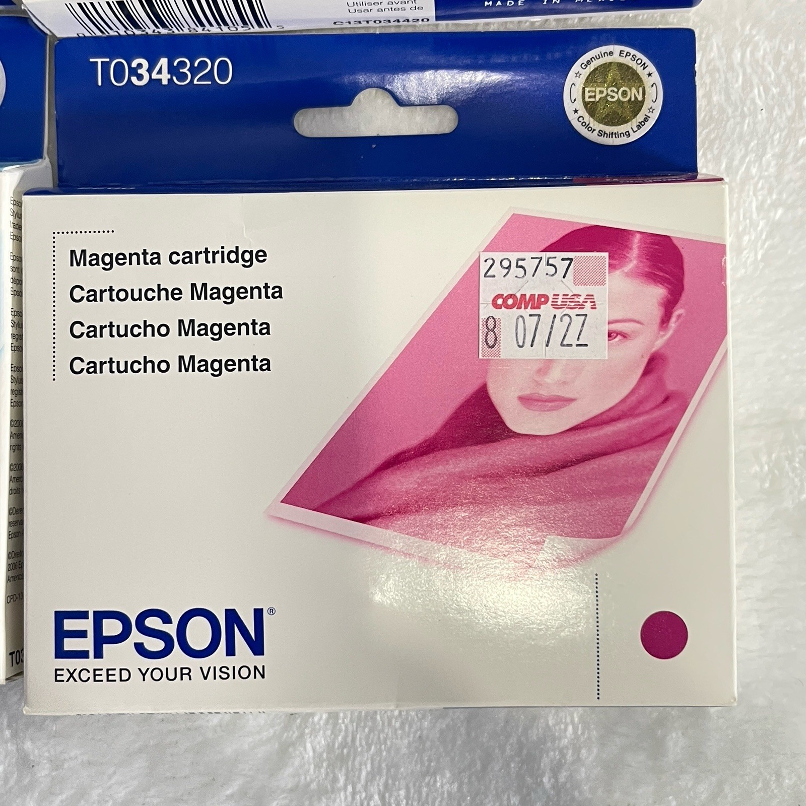 EPSON Stylus Photo 2200 Cartridge Ink Mixed Colors Lot Of 4 NEW. EXPIRED 2009