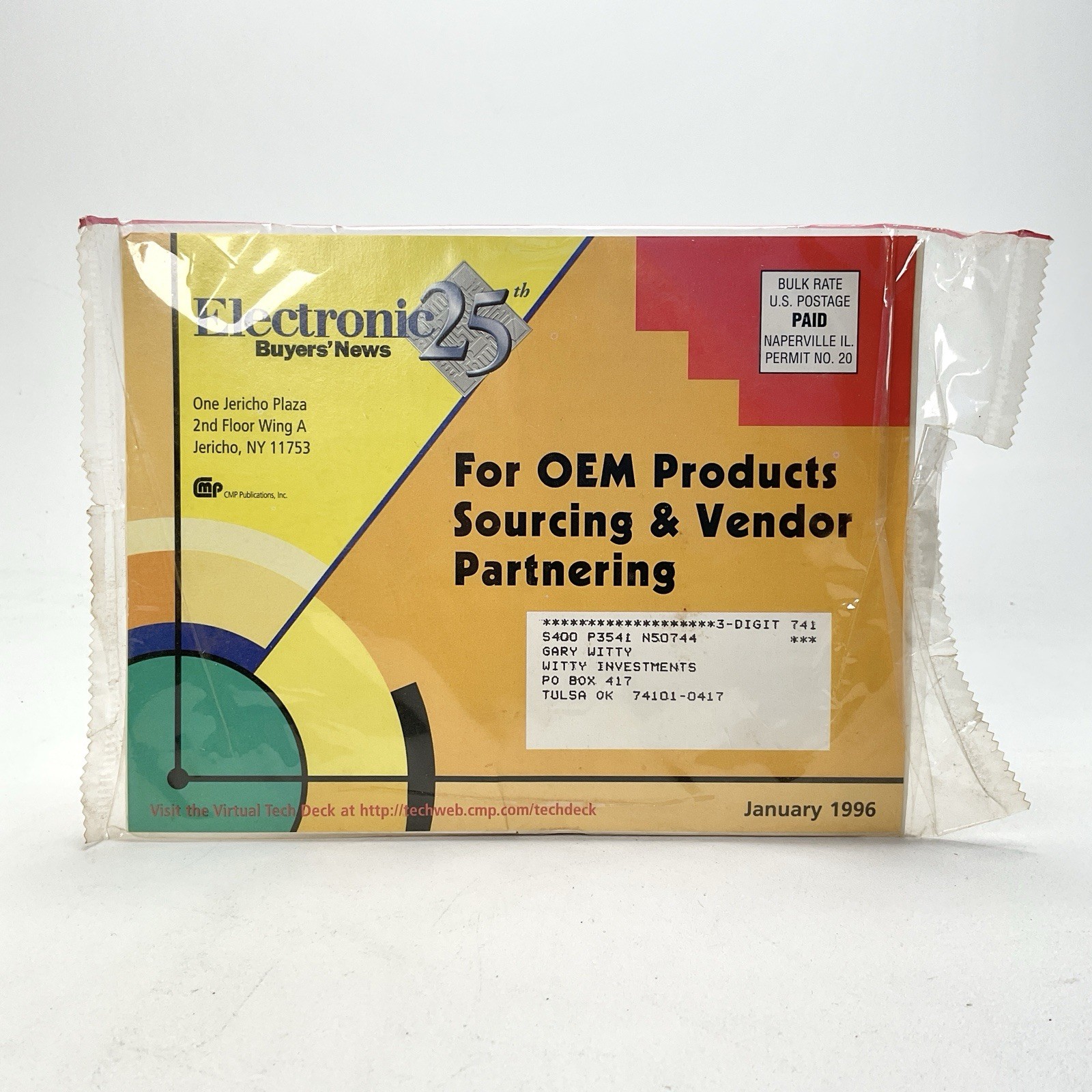 Electronic 25th Buyer’s News For OEM Products Sourcing Jan. 1996 Factory Sealed