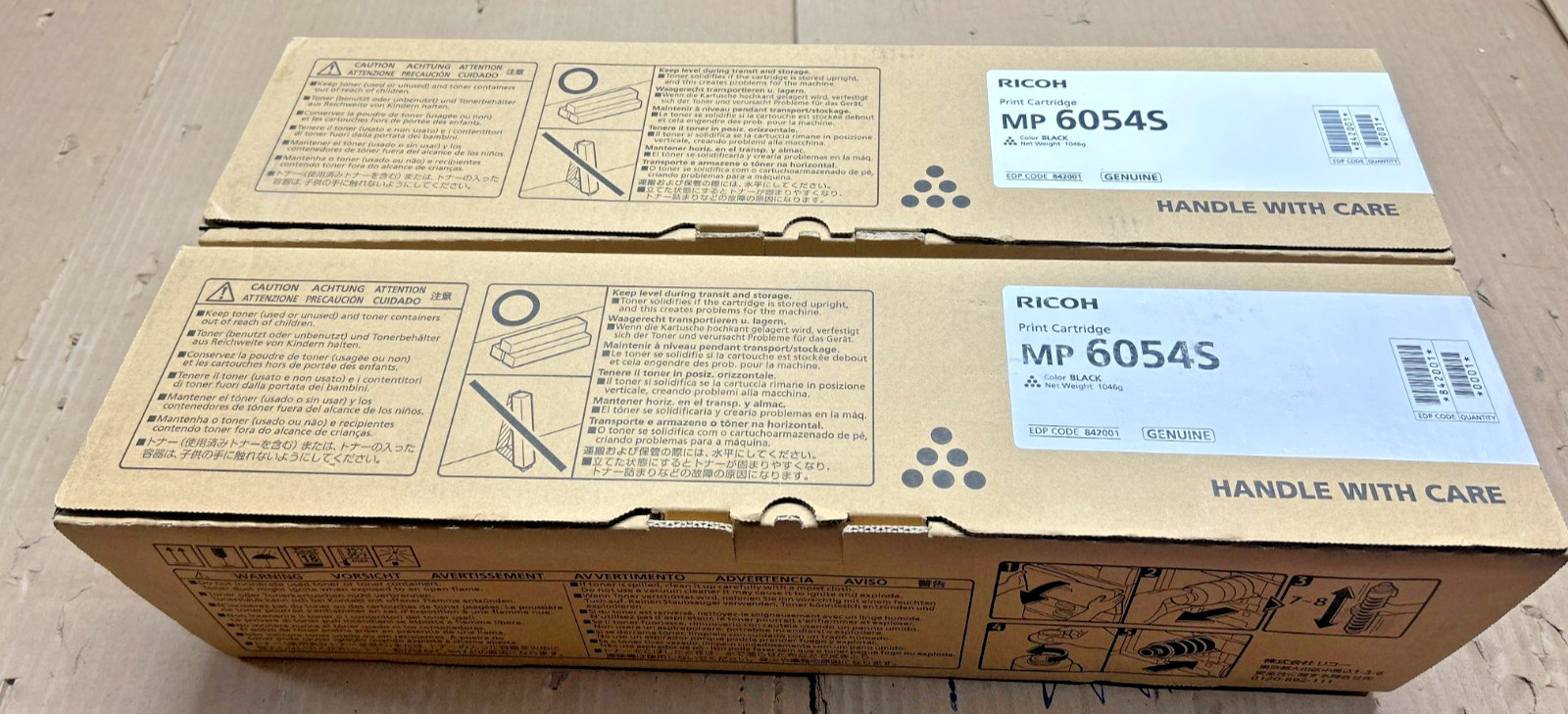 Set of 2 Genuine Ricoh 842001 (842126) Black Toners for IM 4000 / MP 4054SP