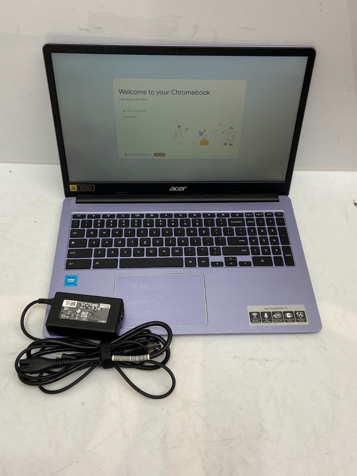 Acer Chromebook 315 15.6″ HD Celeron N4500 4GB RAM 64GB Chrome OS