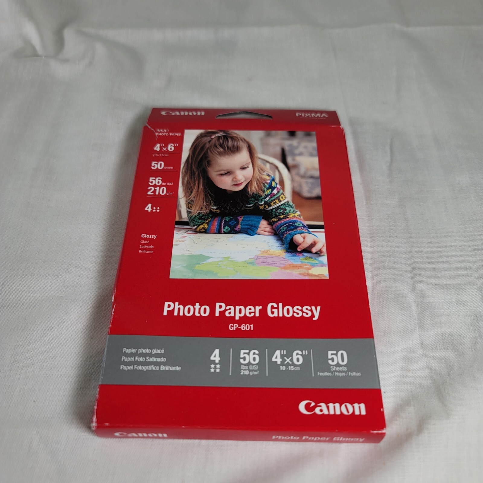 Canon Photo Paper Glossy GP601 4″x6″ 50 Sheets Brand new