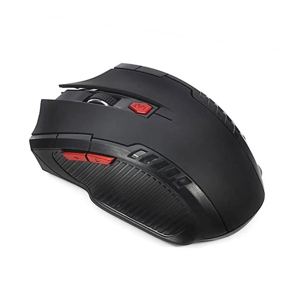 2.4G Wireless Mouse with USB Receiver 6-Button Optical Professional Mice