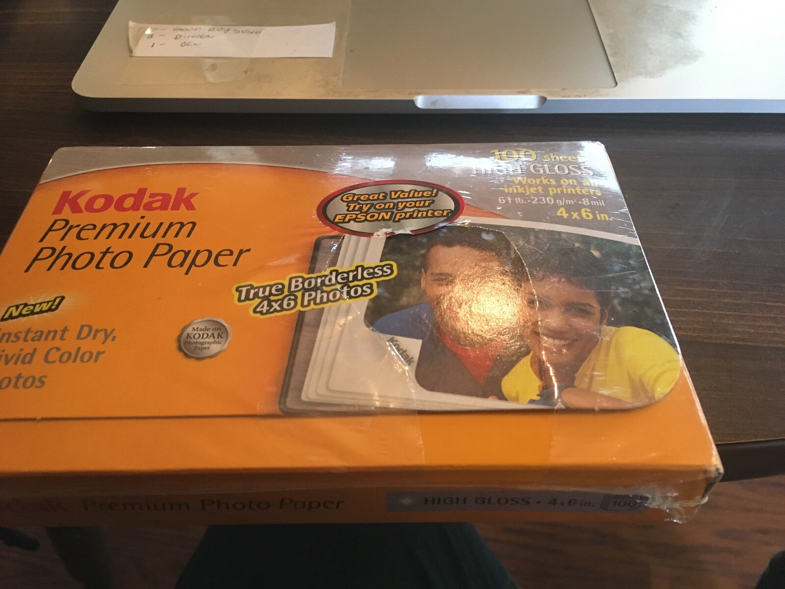 Kodak Premium Photo Paper Borderless 100 Sheets 61 lb High Gloss Inkjet 4″ x 6″