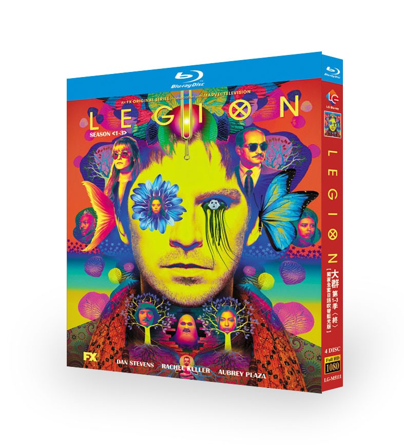 Legion Season 1-3 (2019) Series 4-D Box Set