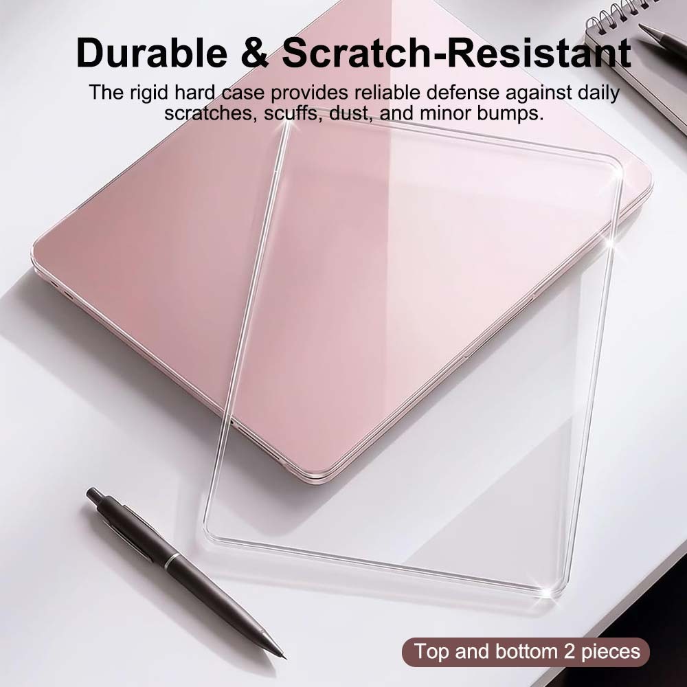 For MacBook Neo 13″ A3404 Crystal Shell Case & Keyboard Cover & Screen Protector