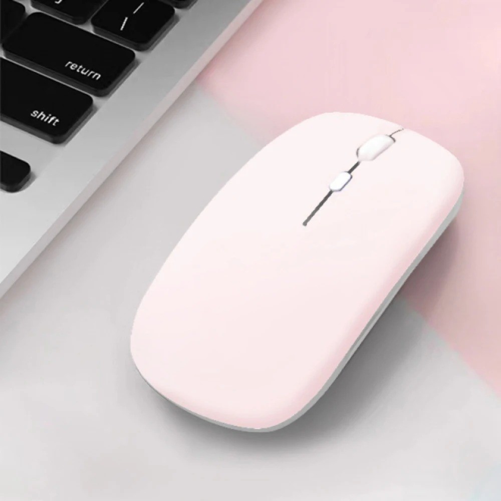 Silent Bluetooth Wireless Mouse Rechargeable Slim Optical Mice for iPad Laptop