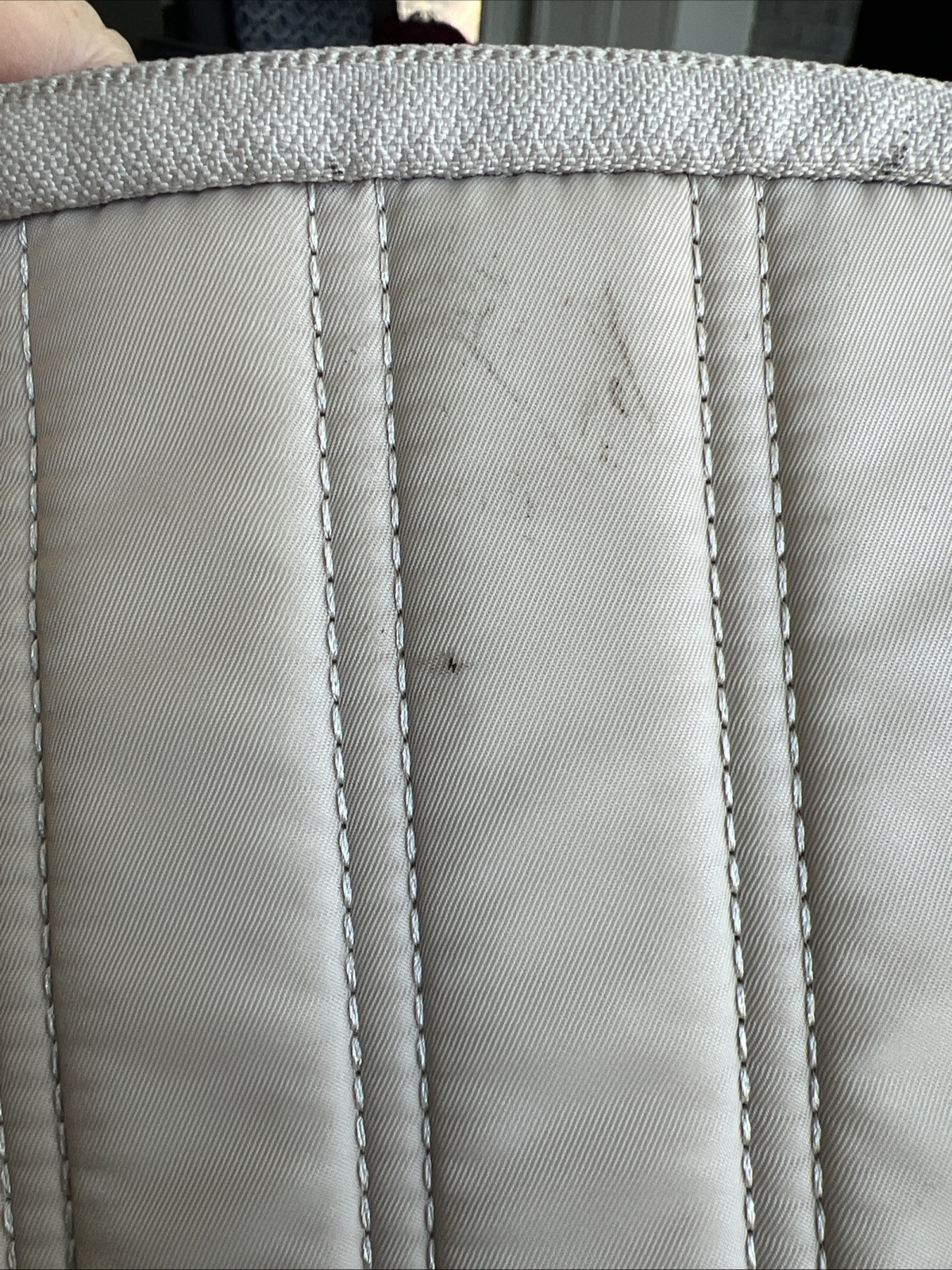 TUMI Beige iPad or Tablet Sleeve Quilted Case Protector Bag