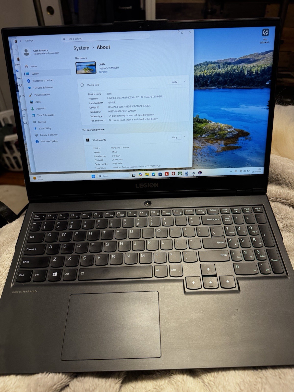 Lenovo Legion 5 15.6″ i7-10750H 2.6GHz 16GB 1TB 512GB SSD GTX 1660 Ti
