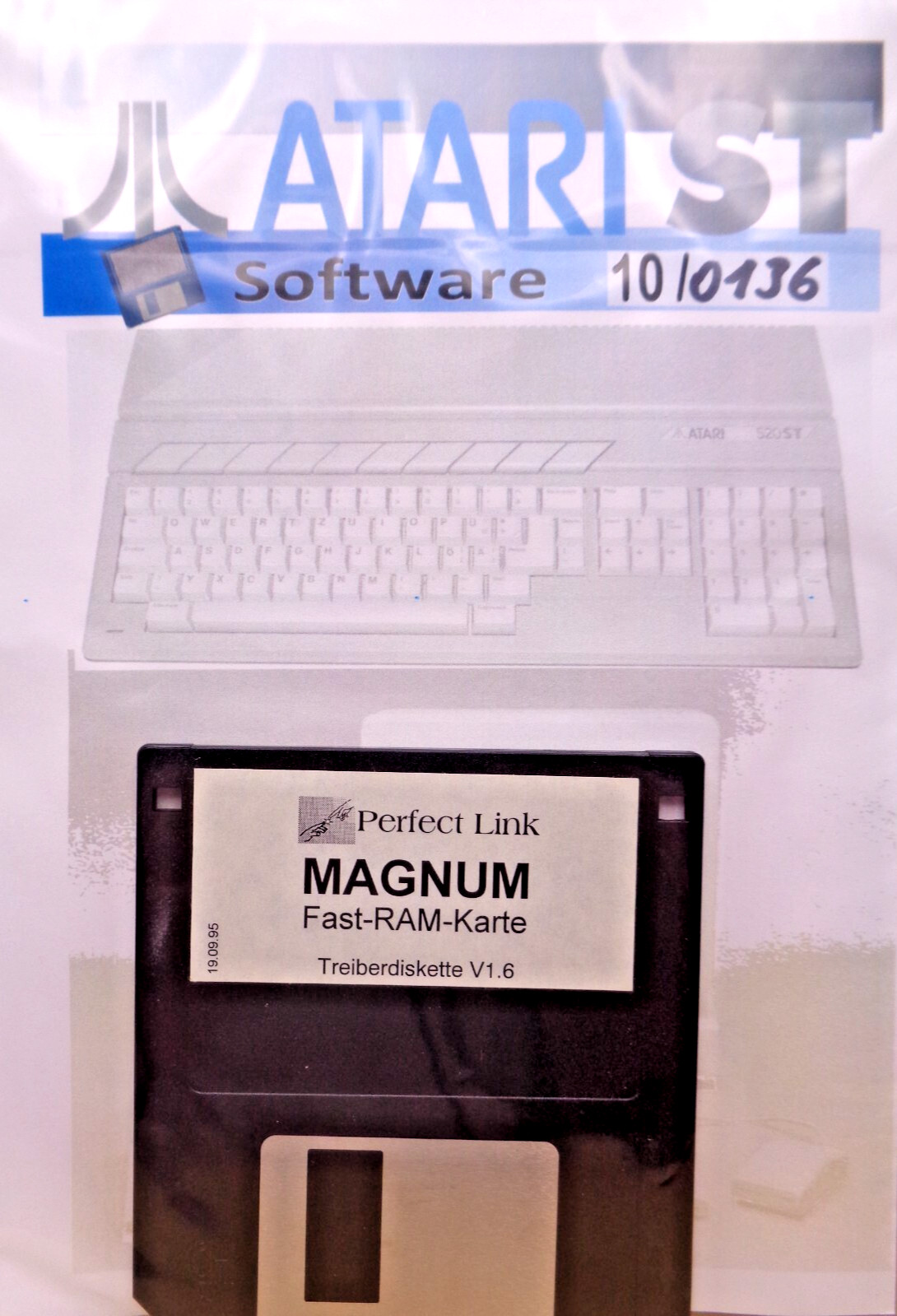 ATARI ST — MAGNUM FAST RAM CARD DRIVER DISK (PERFECT LINK)