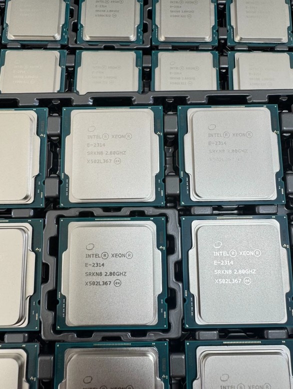 Intel Xeon E-2314 4-core 8MB 2.80-4.50 GHz 65W LGA-1200 server CPU processor