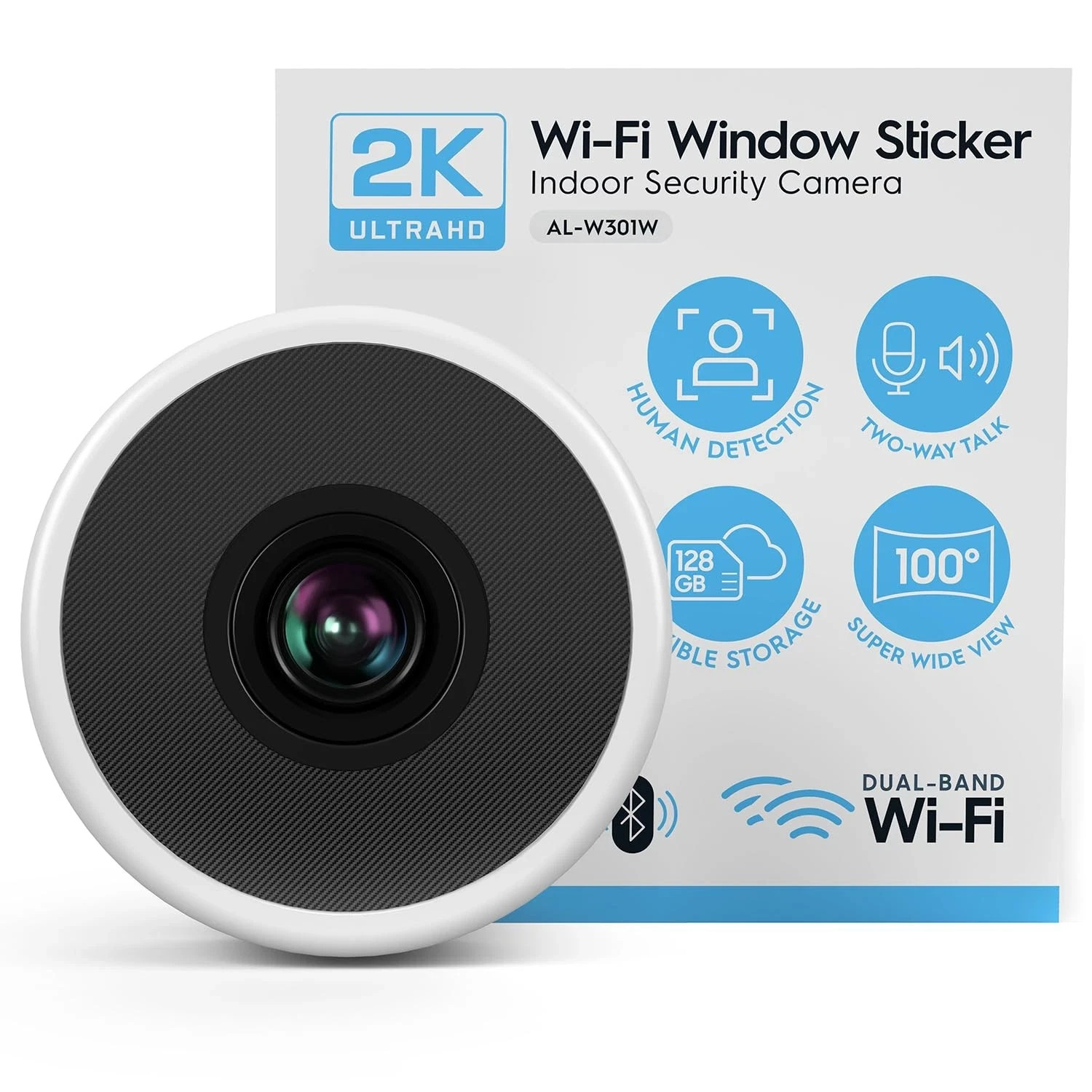 Link 3MP 2K WiFi Indoor Security Camera AI Human Motion Detection 2.4/5GHz