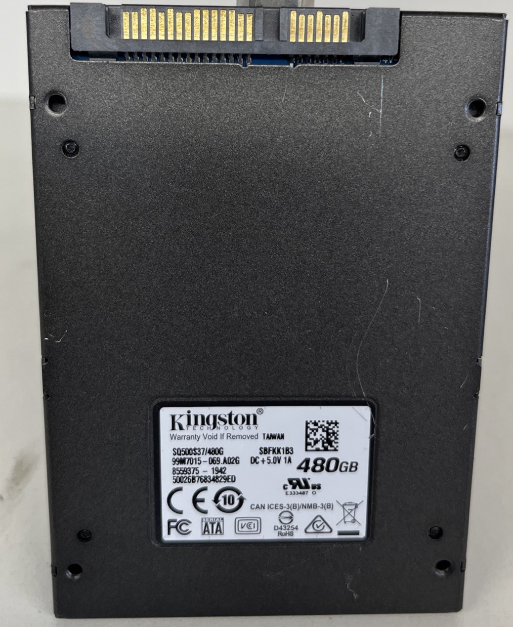 Kingston 480GB 2.5″ SATA SSD Internal Solid State Drive SQ500S37/480G