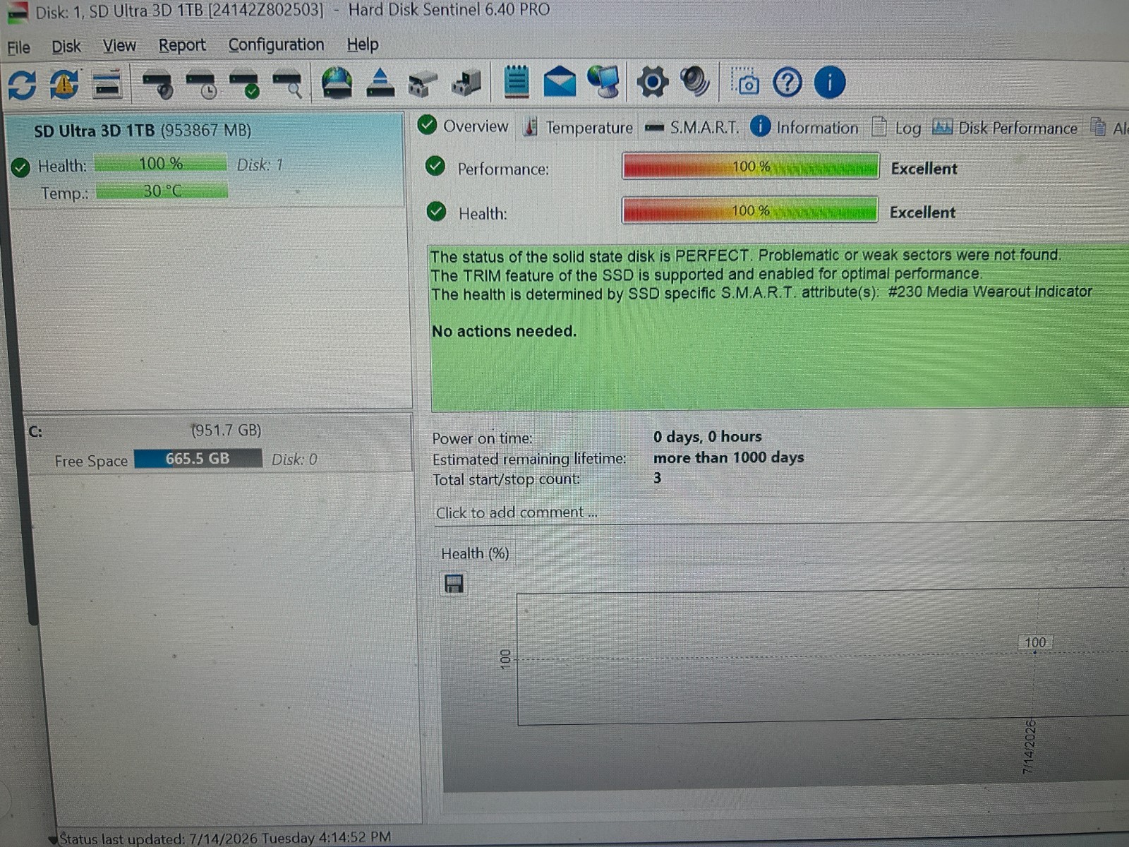 SanDisk Ultra 3D 1TB SATA 3 2.5″ Internal SSD SDSSDH31-T00