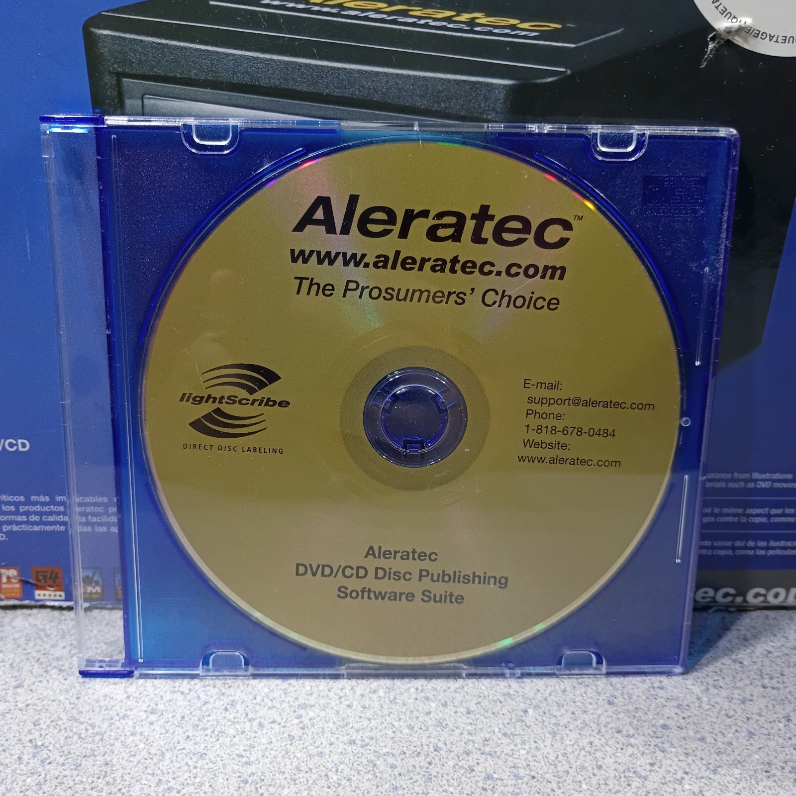 Aleratec 1:3 DVD/CD Tower Publisher With Lightscribe Disc DVD & CD Duplicator