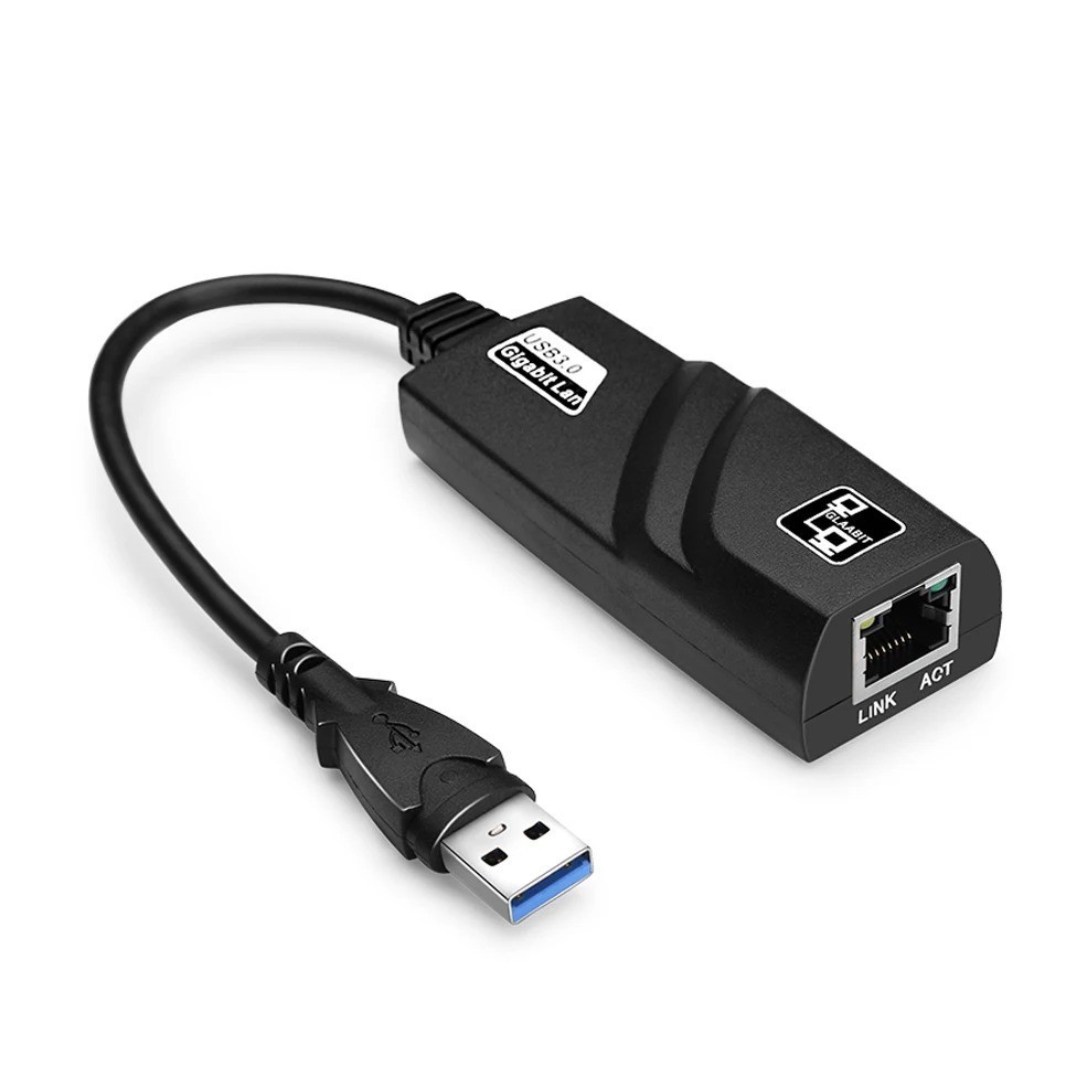 USB 3.0 Gigabit Ethernet LAN RJ45 100Mbps Network Adapter For Windows PC Mac