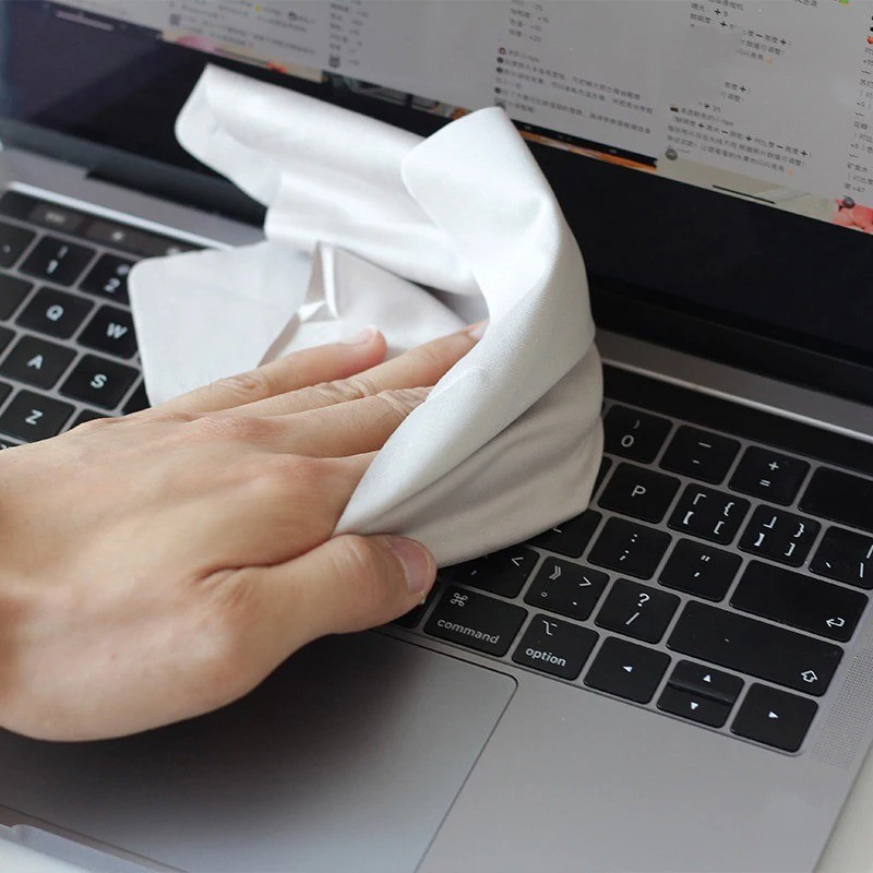 Microfiber Laptop Keyboard Cover Blanket Screen Protective Film Mat