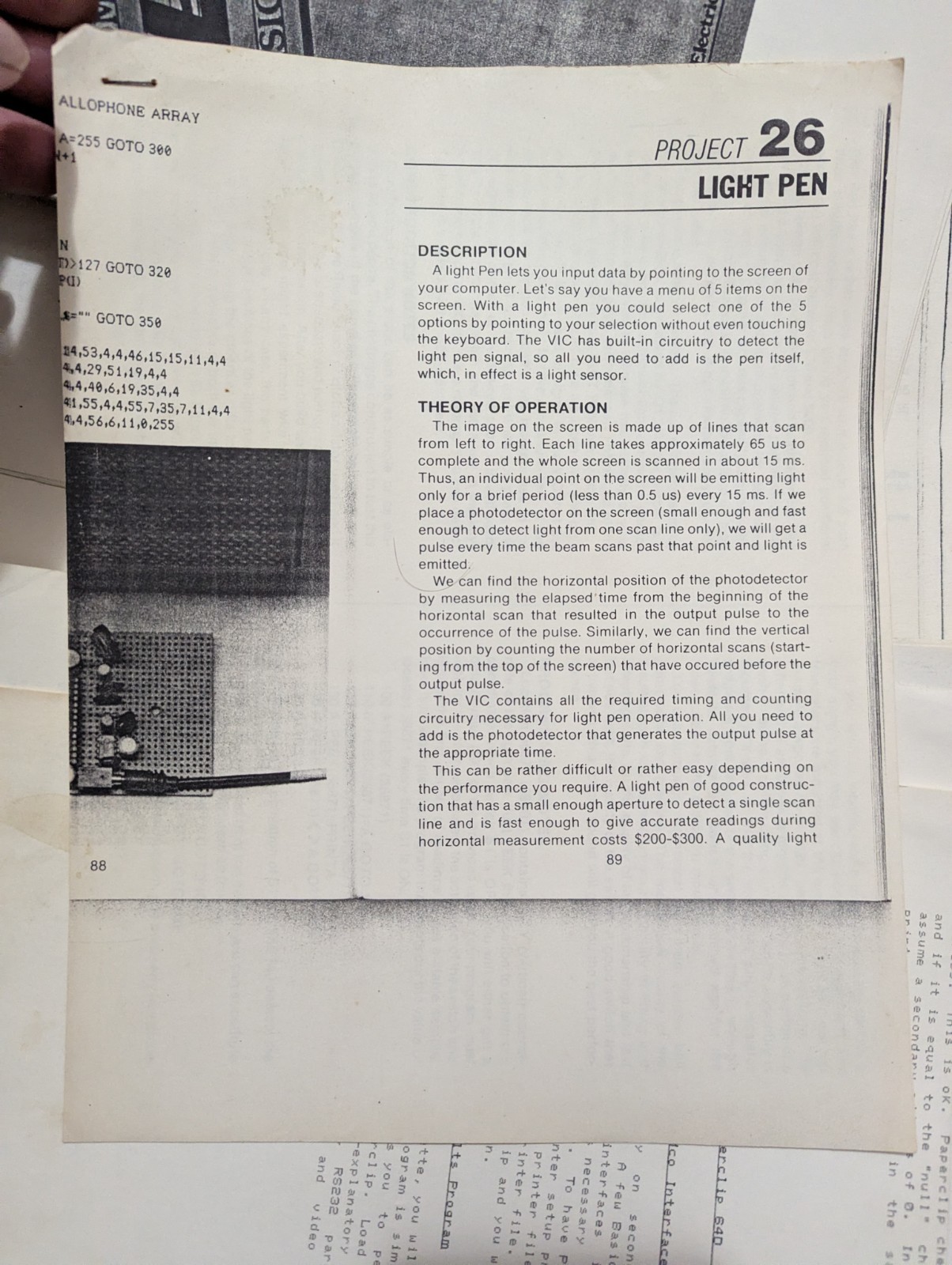 Bundle of Commodore 64 Software User Manual Photocopies – VIP Terminal Blitz Etc