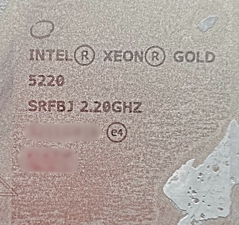 Intel SRFBJ 2.2GHZ/25MB/125W/18C, AU 5220