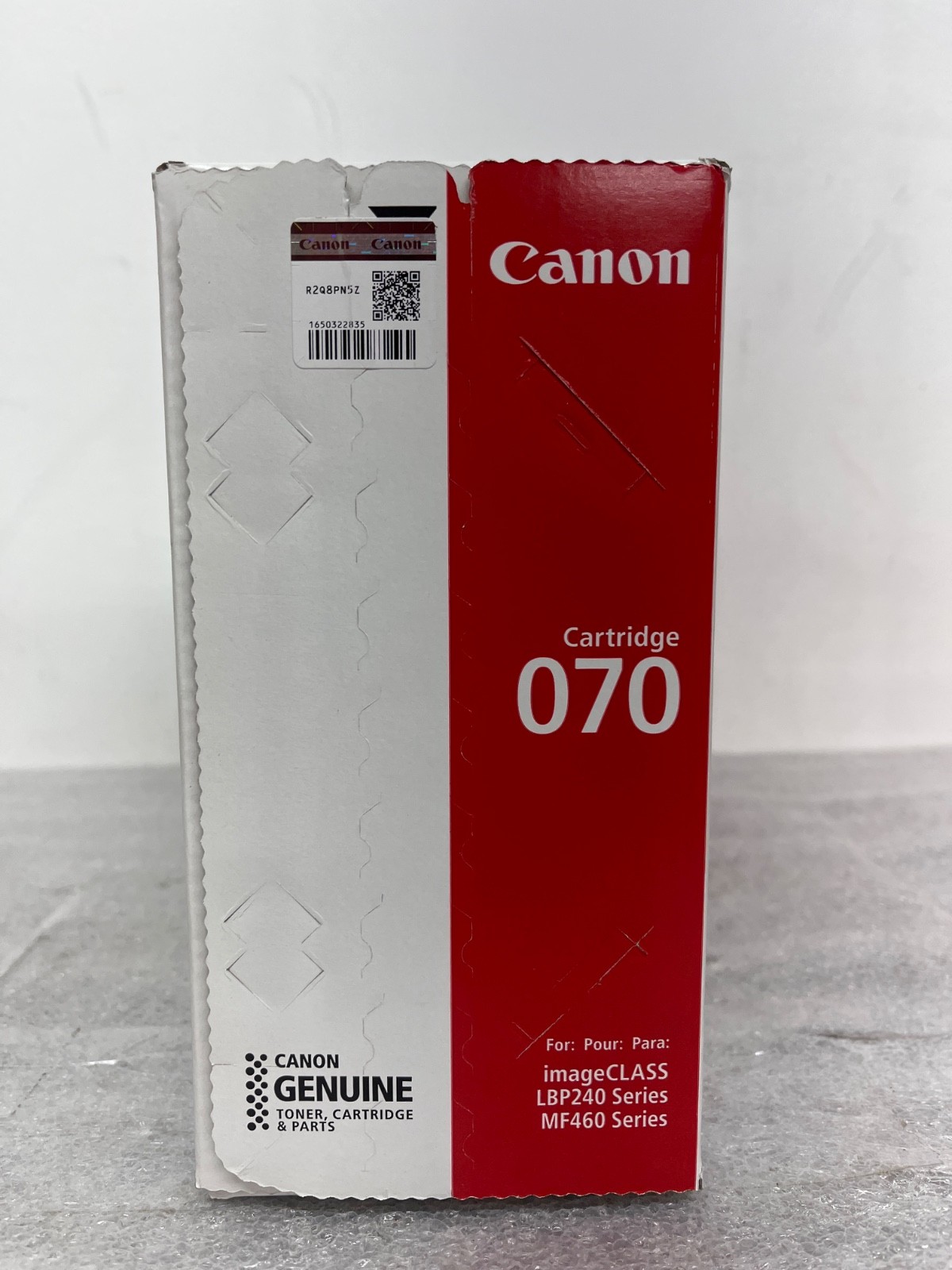 Canon 070 Original Laser Toner Cartridge – Black – 1 Pack (5639c001)