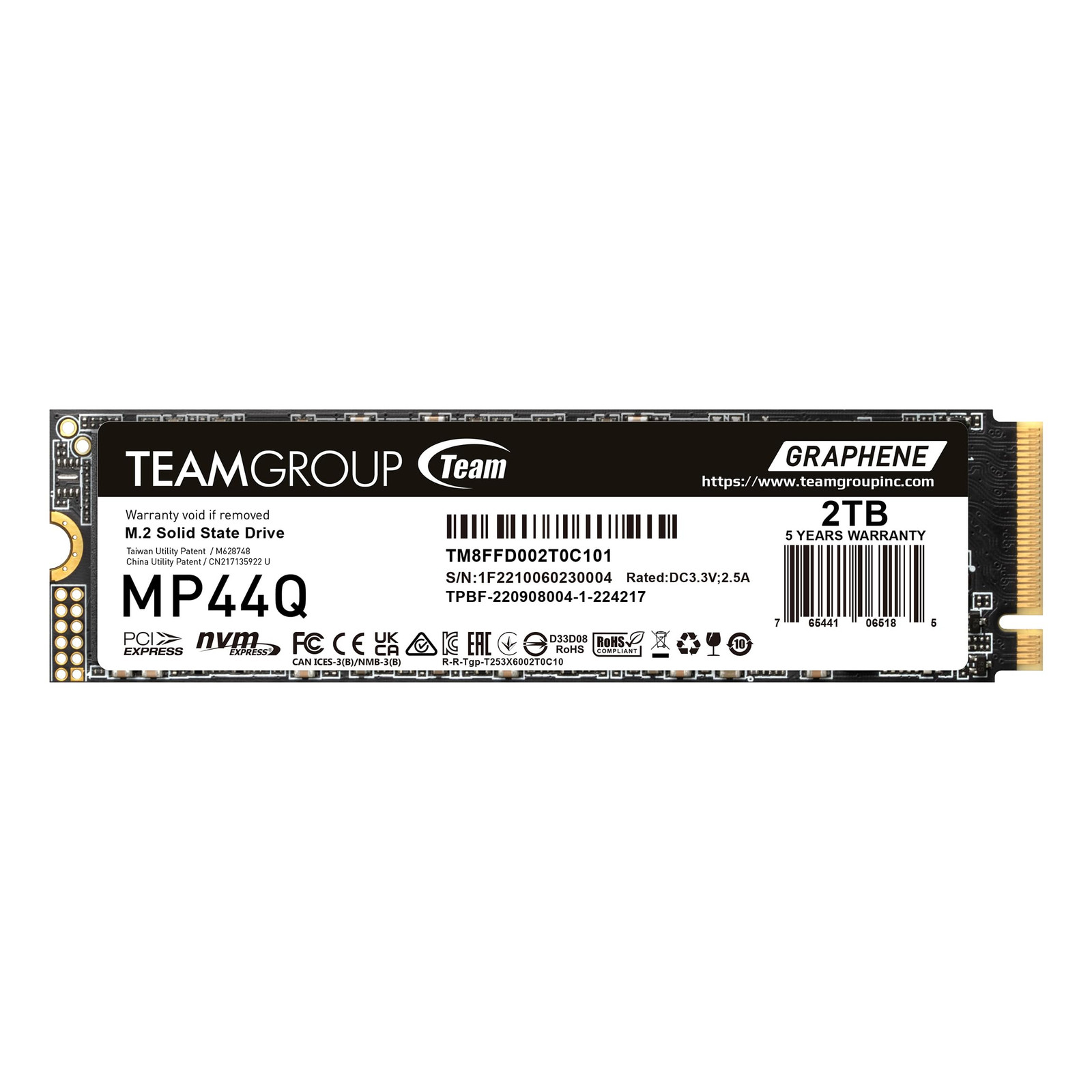 2TB Internal PCIe 4.0 NVMe SSD Hard Drive 6500MBs Dust Resistant Storage