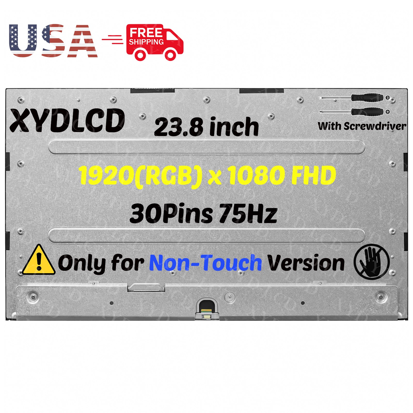 23.8in MV238FHM-N60 Borderless LCD Non-Touch Screen Replacement Display Panel A+