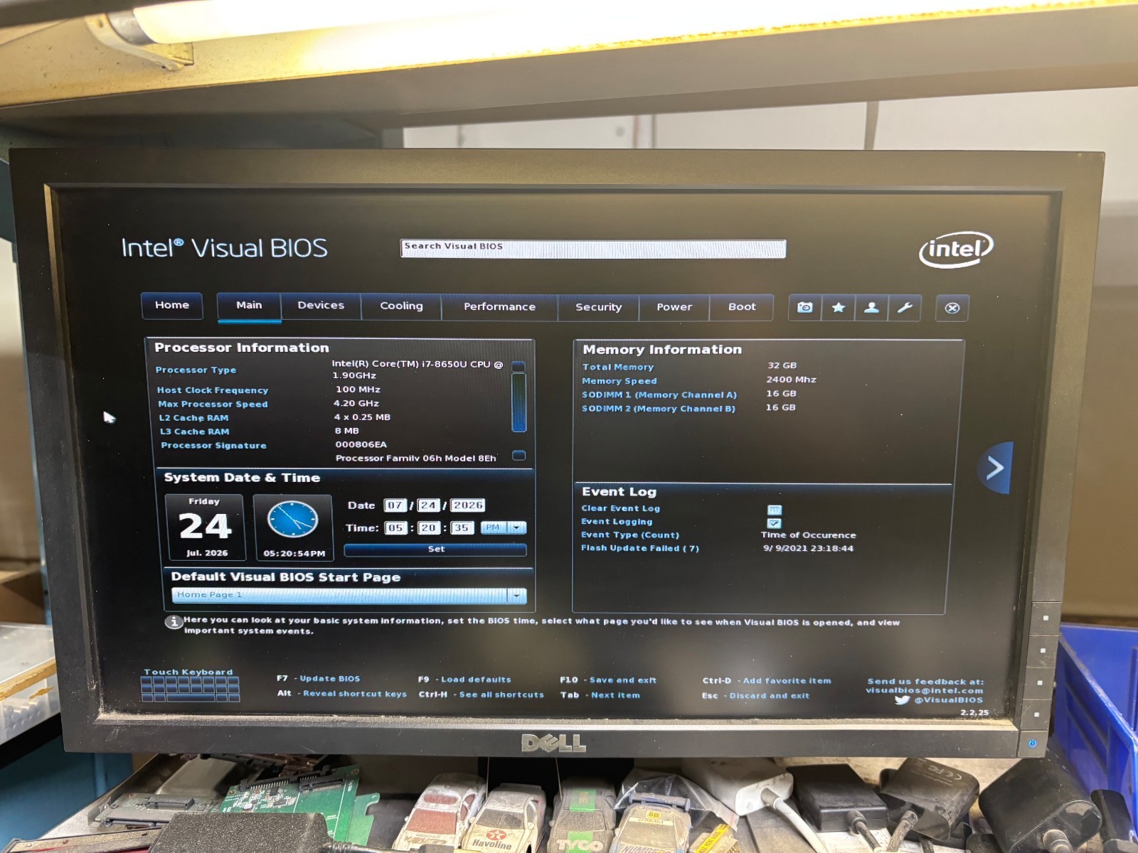 Onlogic Intel NUC7i7DNB Intel Core i7-8650U 1.90GHz 32GB 128GB SSD NO OS