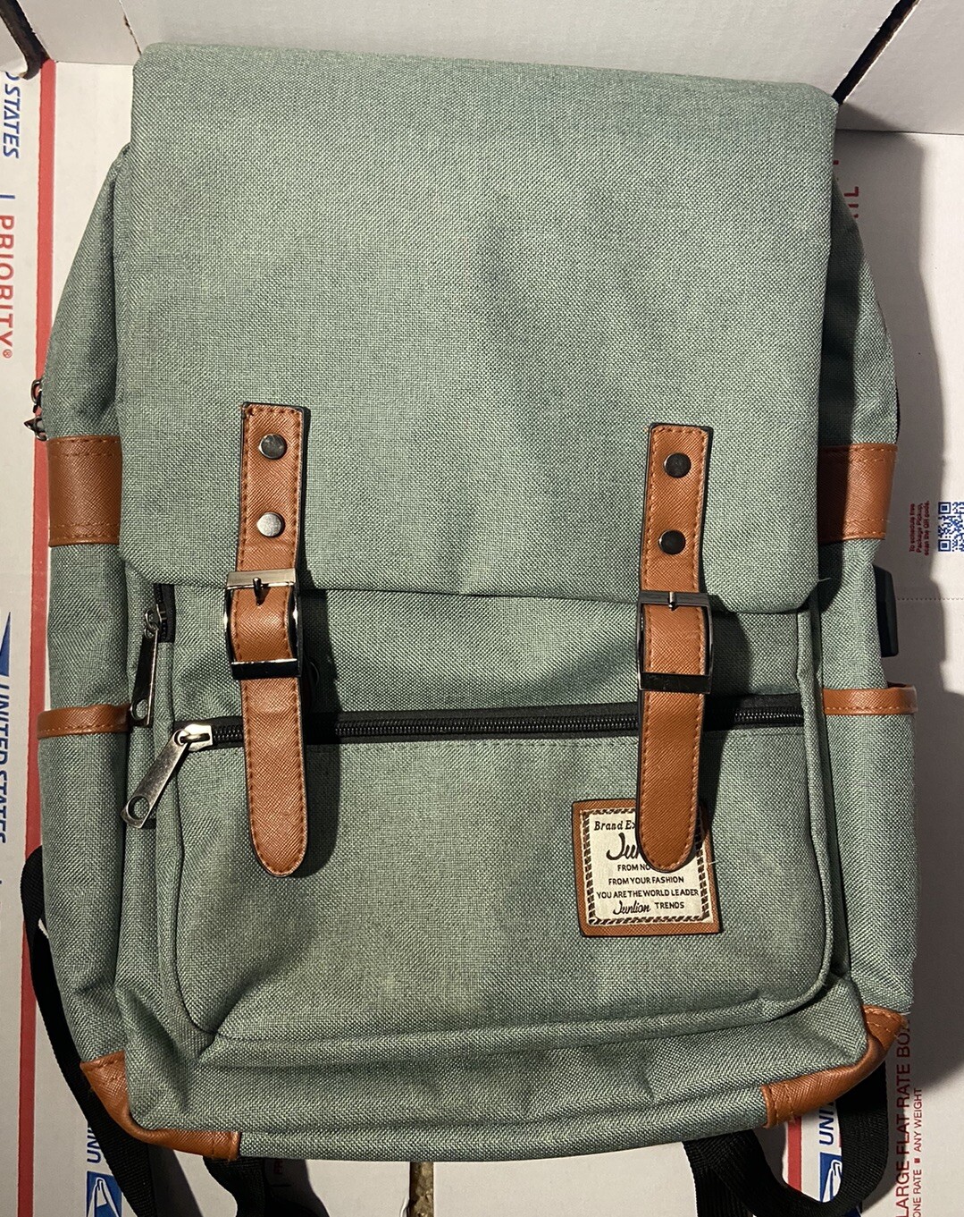 Junlion High Quality European Style Laptop Backpack Men Women School USB – READ