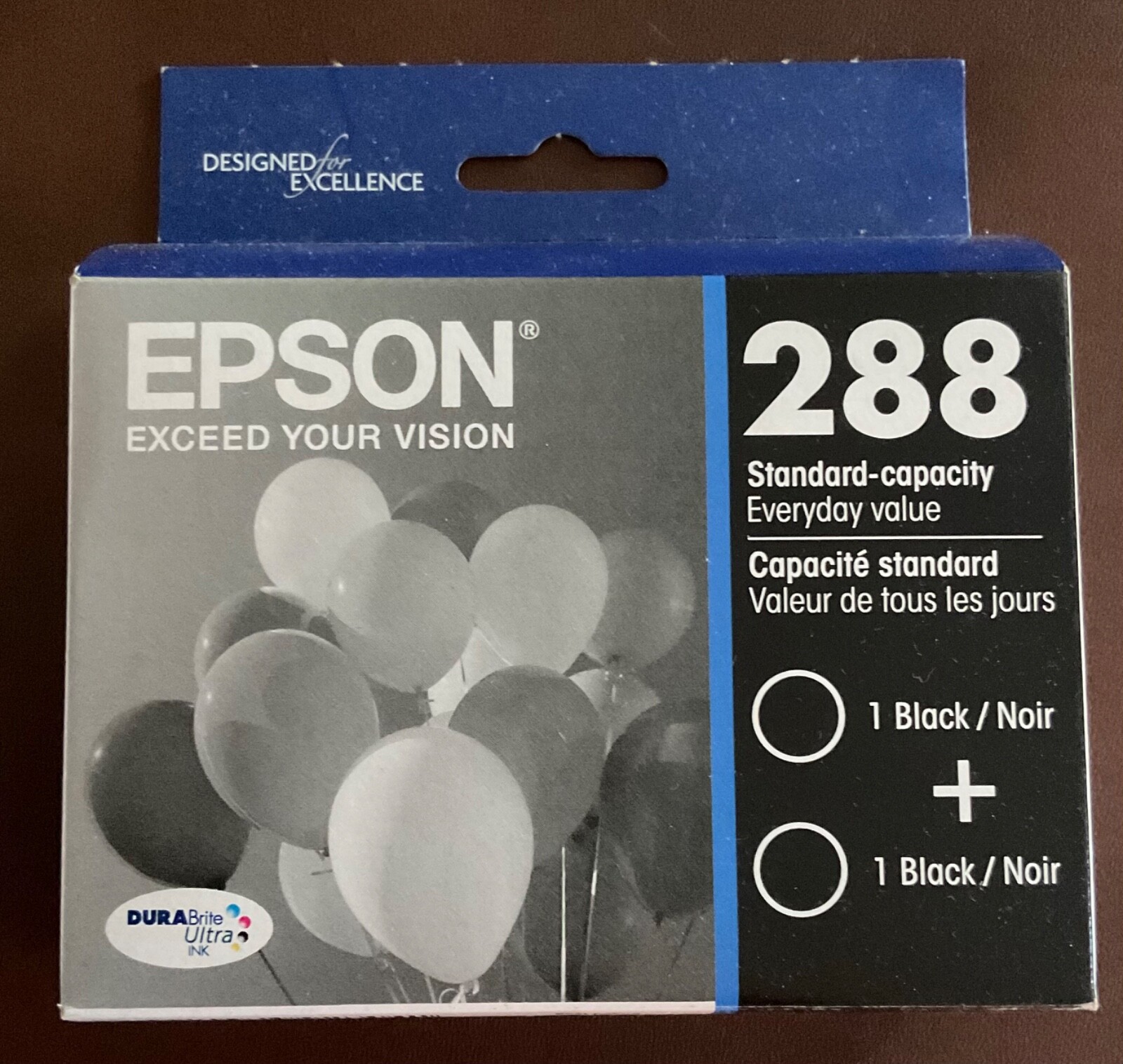 New Bundle of Genuine Epson printer ink cartridges 288 Black, XL Black, Yellow