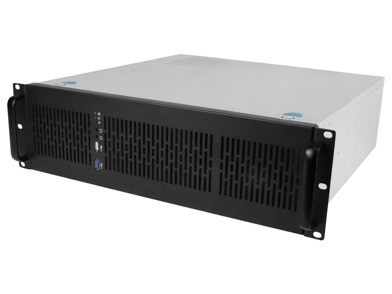 Rosewill RSV-Z3200U 3U Server Chassis Rackmount Case, 6x 3.5″ Bays, E-ATX Compat