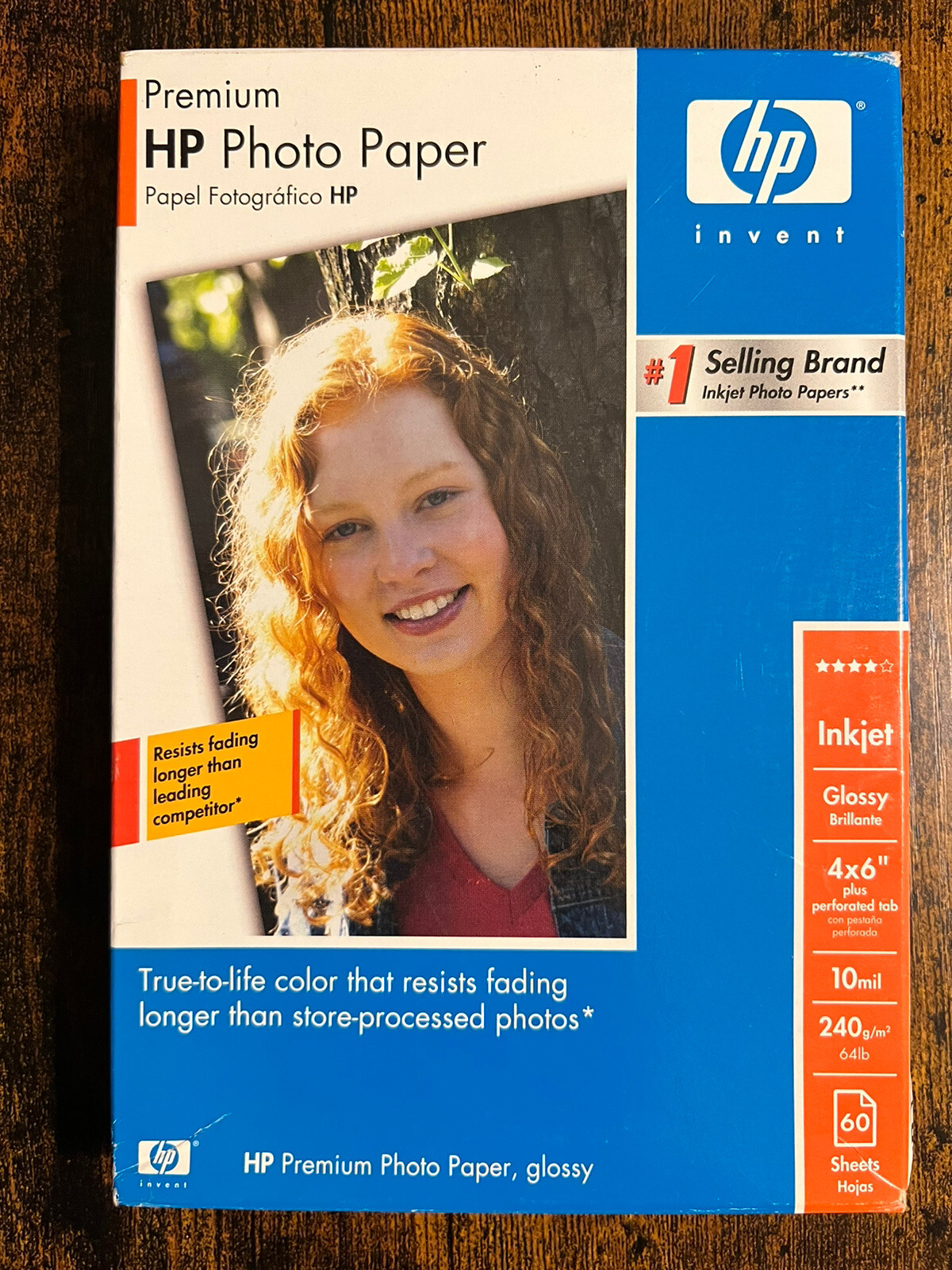 HP Premium Glossy Photo Paper 4×6 60 Sheets 10 Mil Thickness 64 Lb Inkjet NEW
