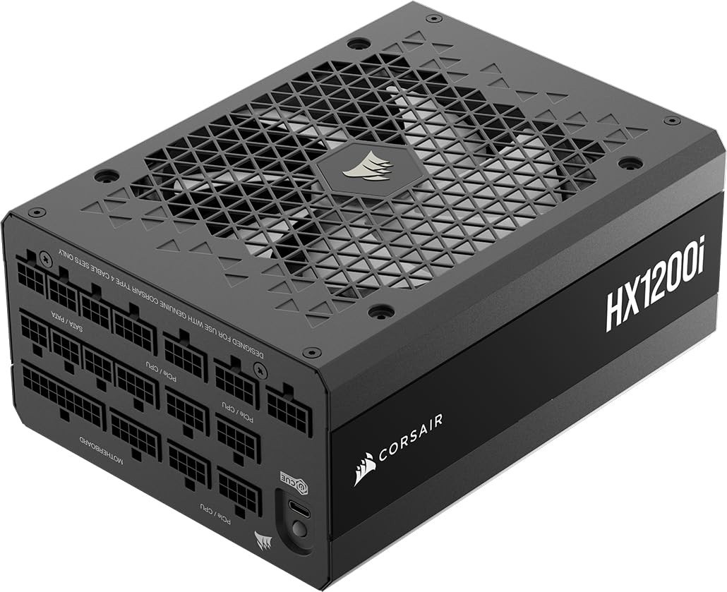 CORSAIR HX1200i (2025) Fully Modular Ultra-Low Noise ATX Power Supply