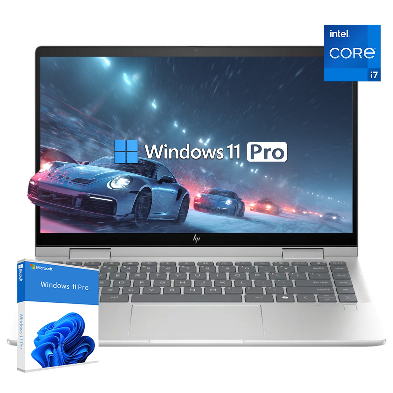 HP 15.6″FHD Touch Laptop,10-Core i7-1355U 5GHZ UpTo 64GB RAM 2TB SSD+W11Pro
