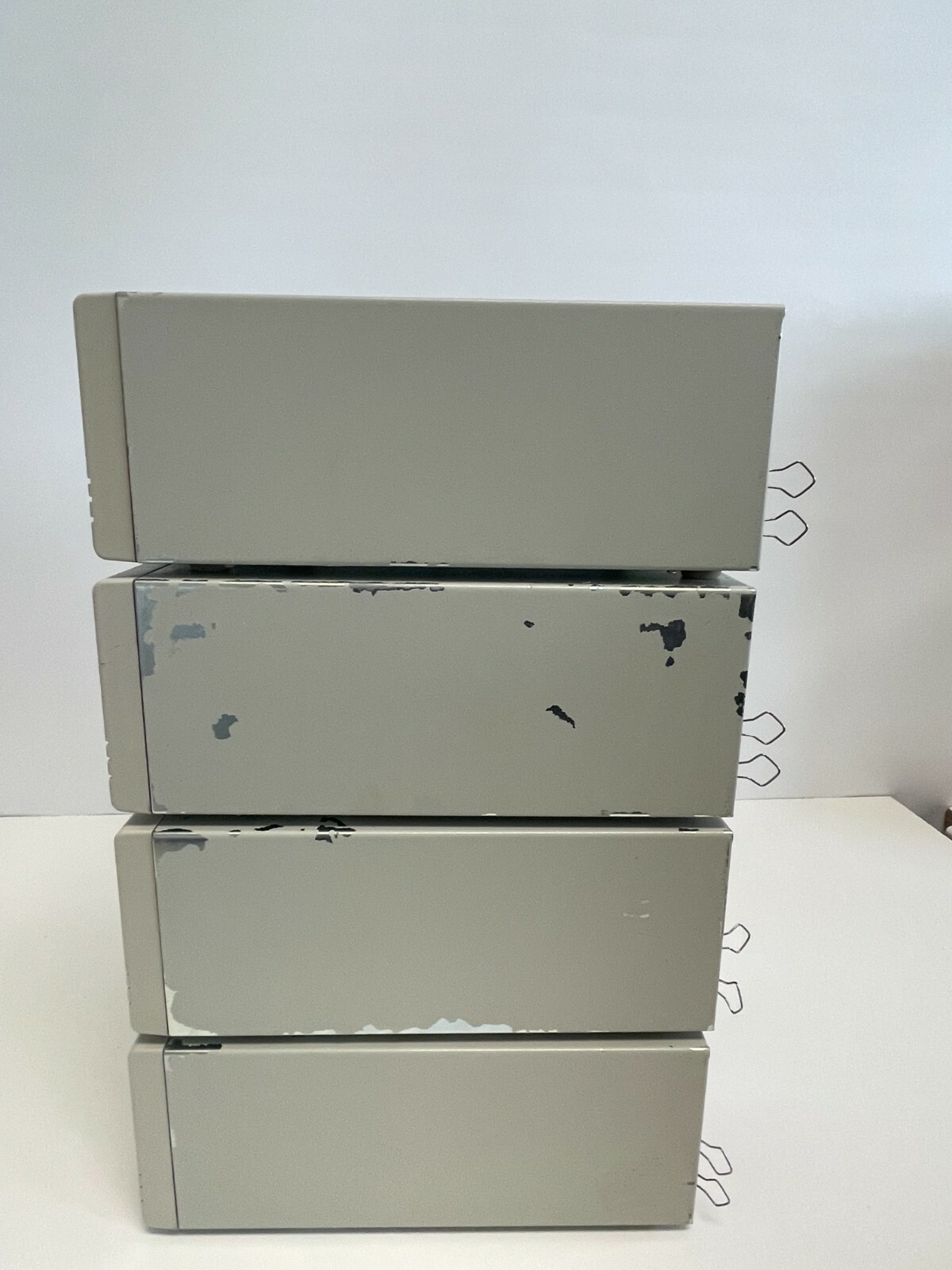 Lot of 2 MAXOPTIX TMT3-1300 1.3GB OPTICAL DRIVE SCSI EXTERNAL