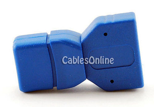 USB 3.0 A Female to 20-Pin Box Header Male Adapter, Gold Plated – GC-U23