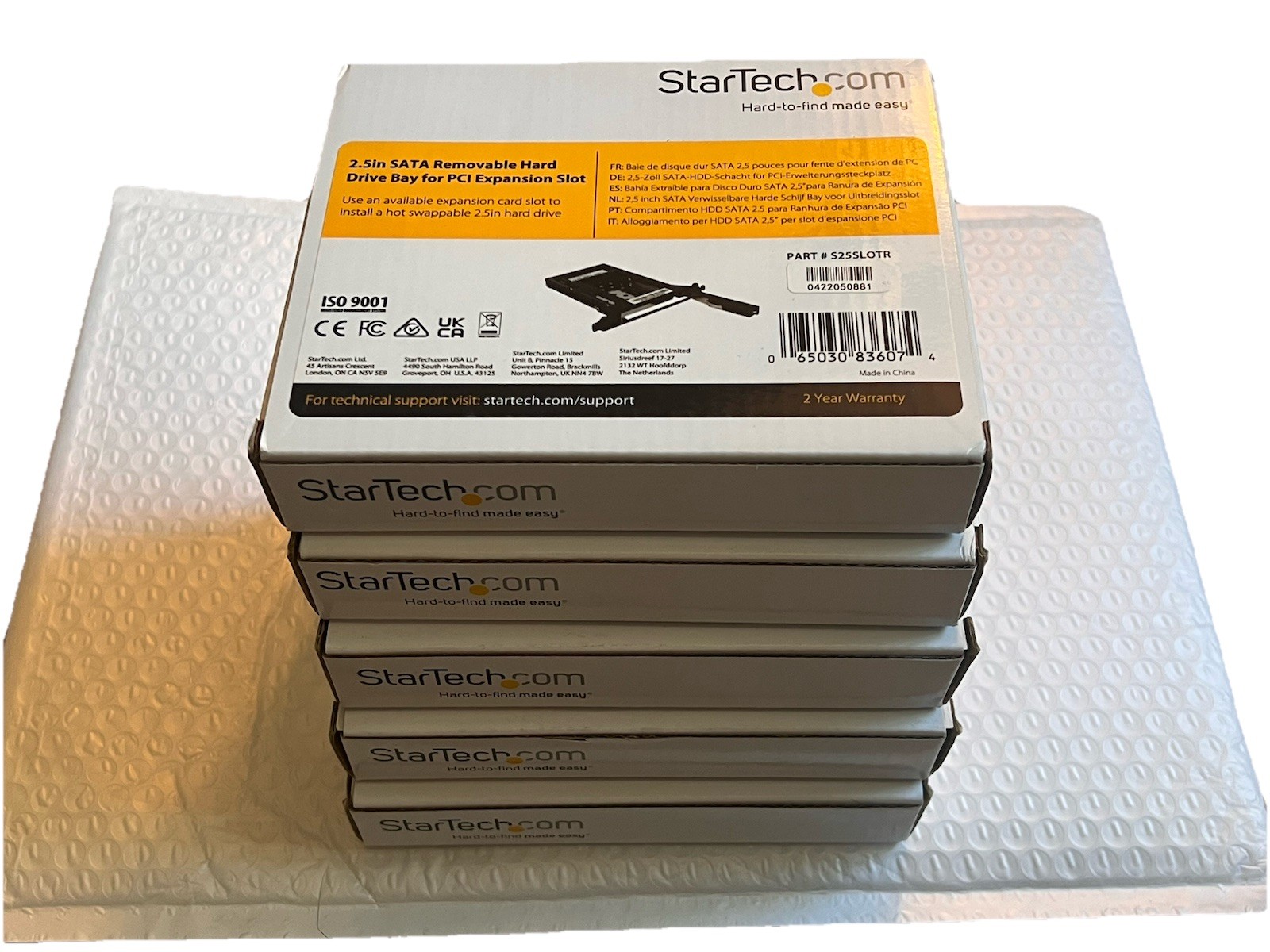 StarTech 2.5 inch SATA Removable Hard Drive Bay for PC Expansion Slot S25SLOTR