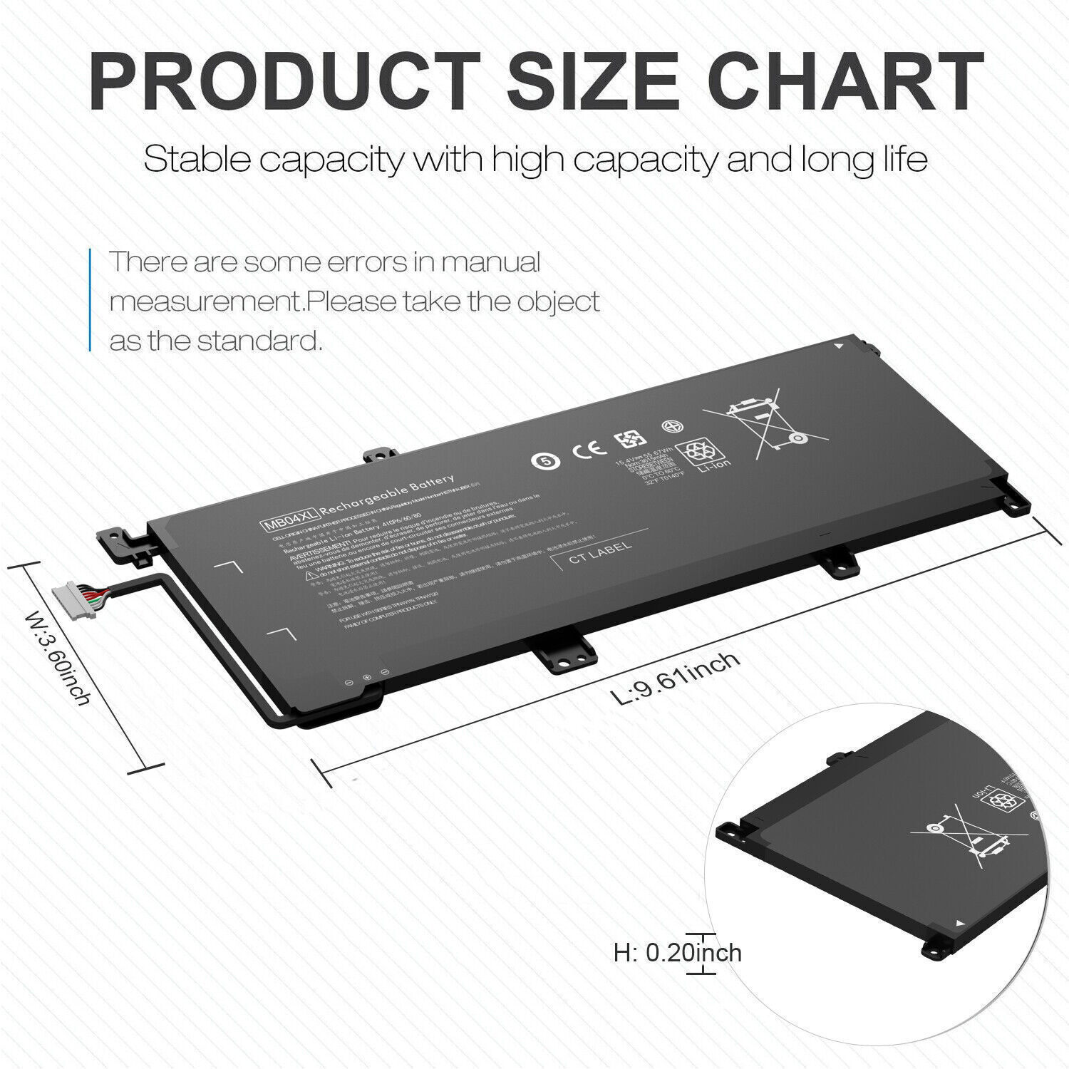 MB04XL Battery for HP Envy x360 m6-aq105dx m6-aq103dx m6-aq003dx m6-aq005dx PC