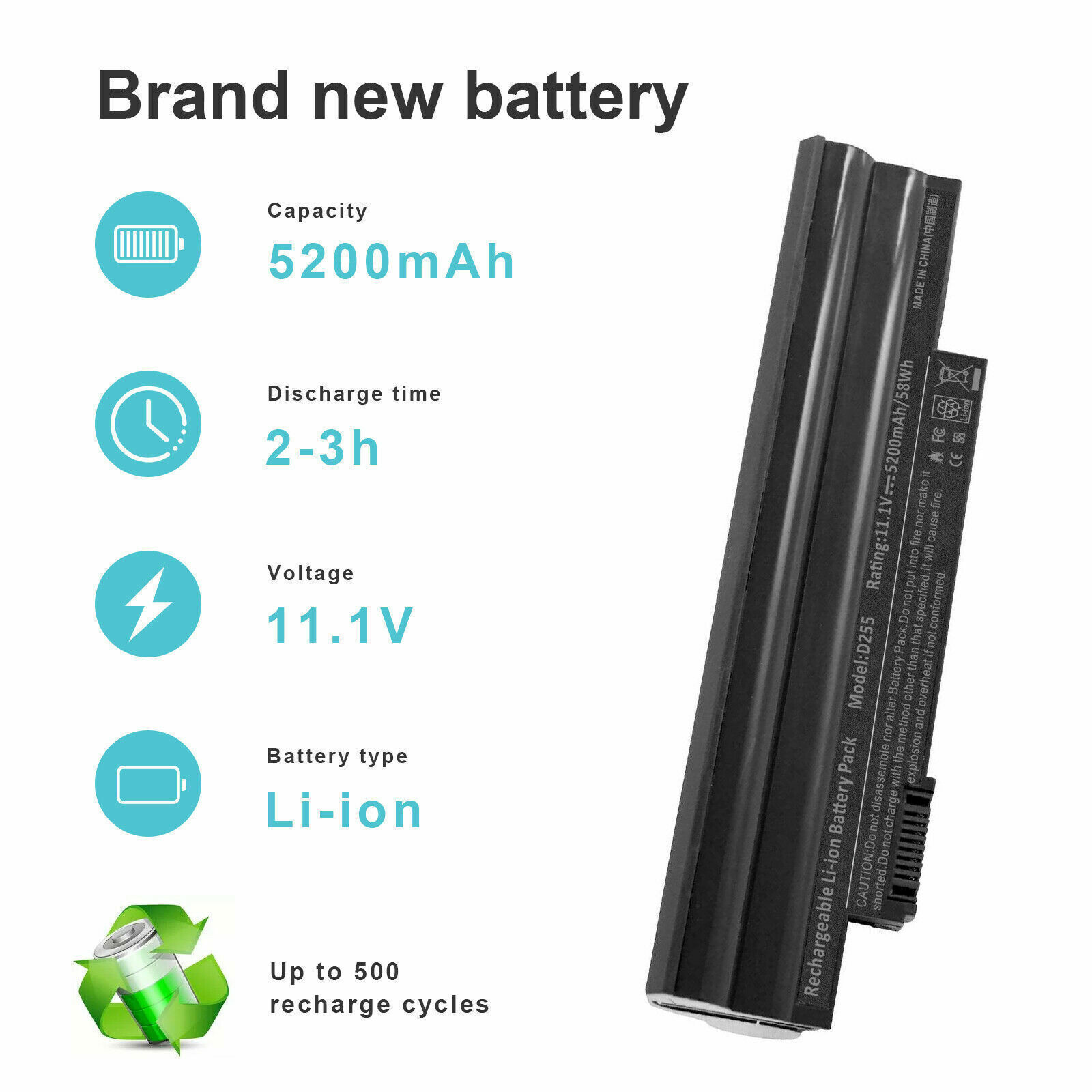 AL10A31 AL10B31 Battery for Acer Aspire one 522 722 D255 D255E D257 D260 D270