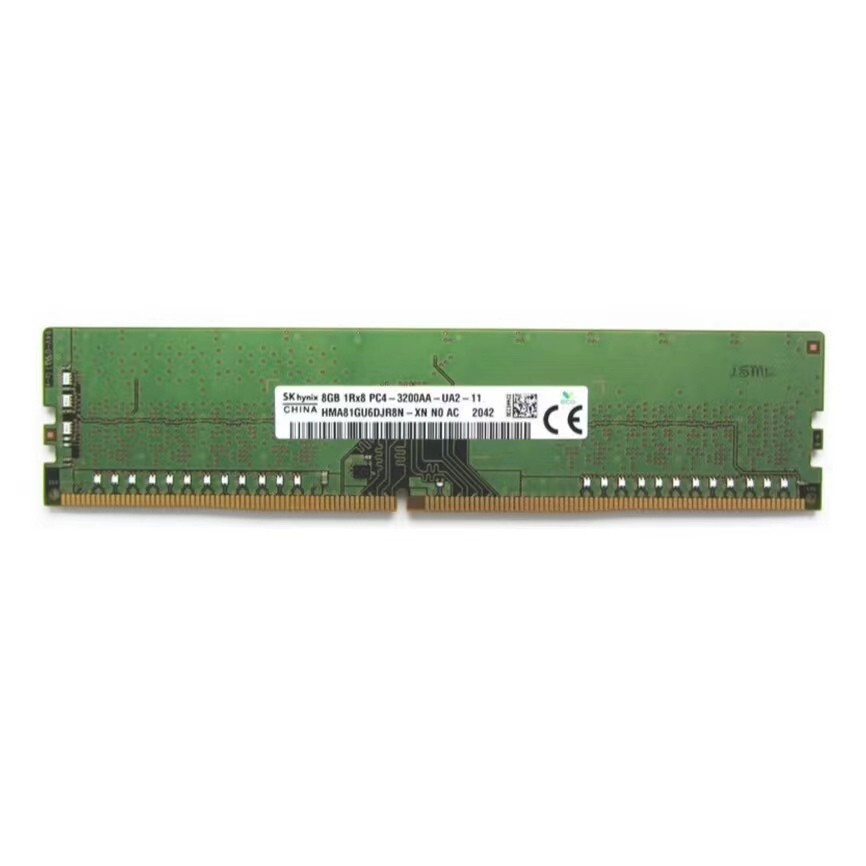 Hynix DDR4 8GB 3200MHz PC4-25600 288-Pins 1RX8 1.2V UDIMM Desktop Memory Ram